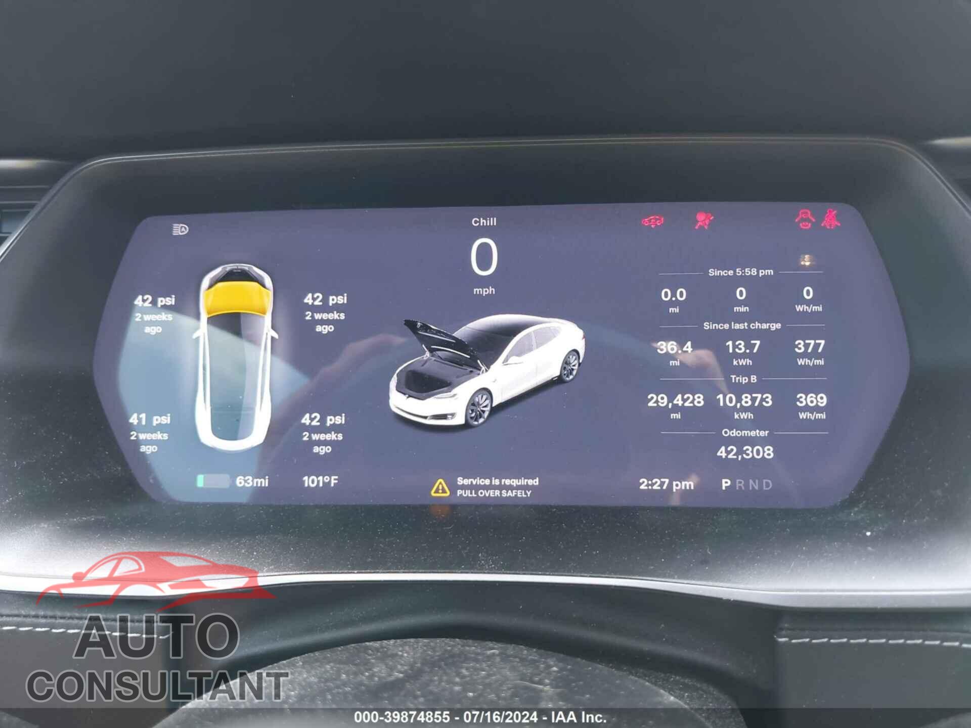 TESLA MODEL S 2019 - 5YJSA1E46KF308222