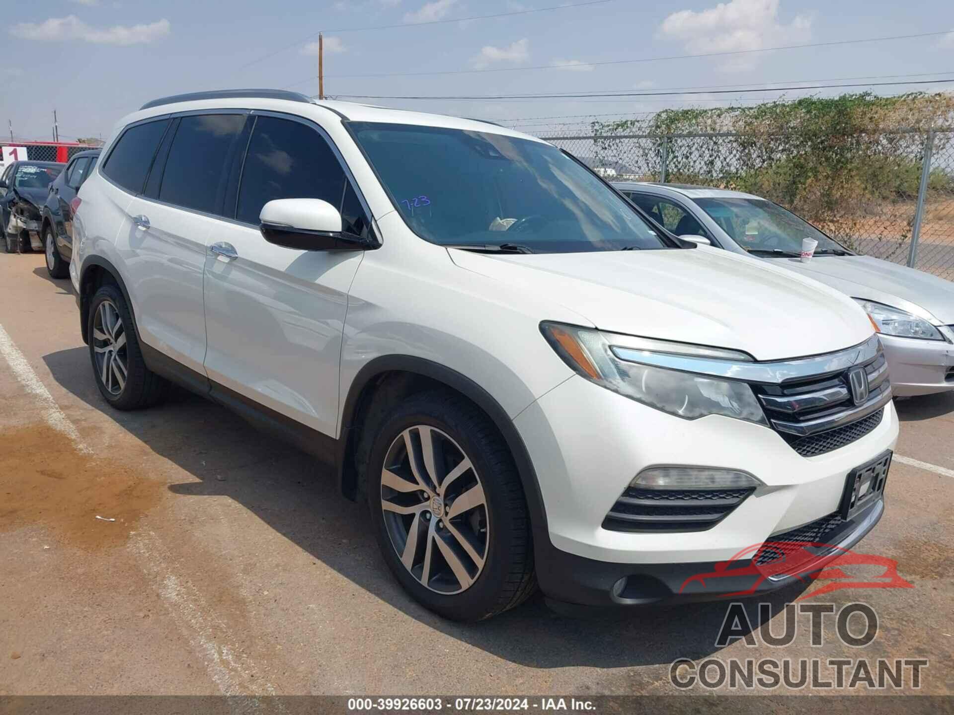 HONDA PILOT 2018 - 5FNYF6H04JB010655