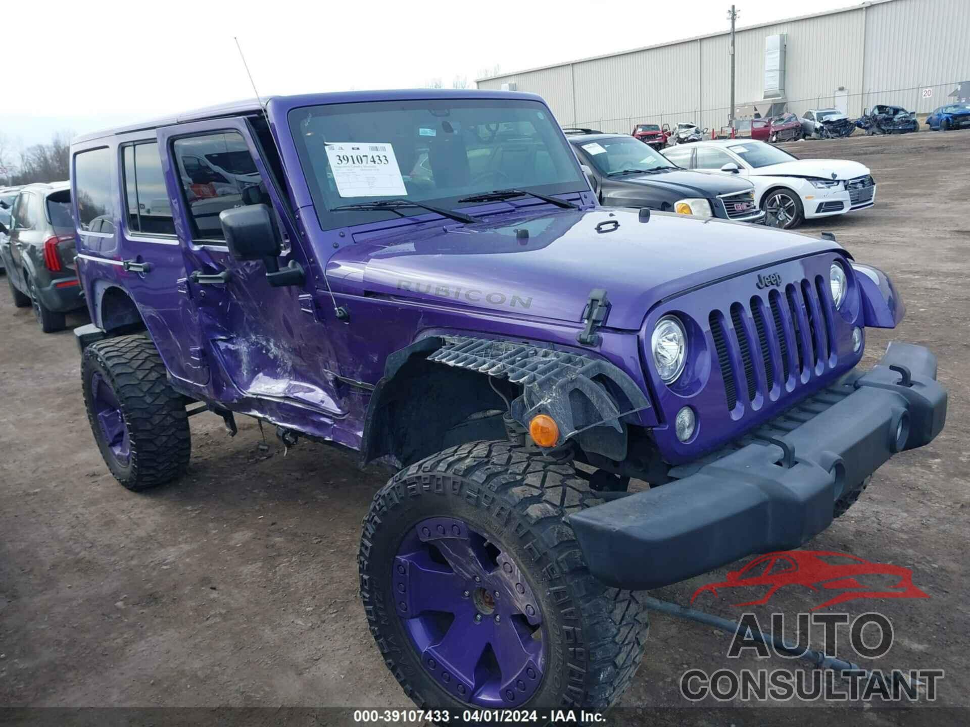 JEEP WRANGLER UNLIMITED 2017 - 1C4BJWFGXHL600886