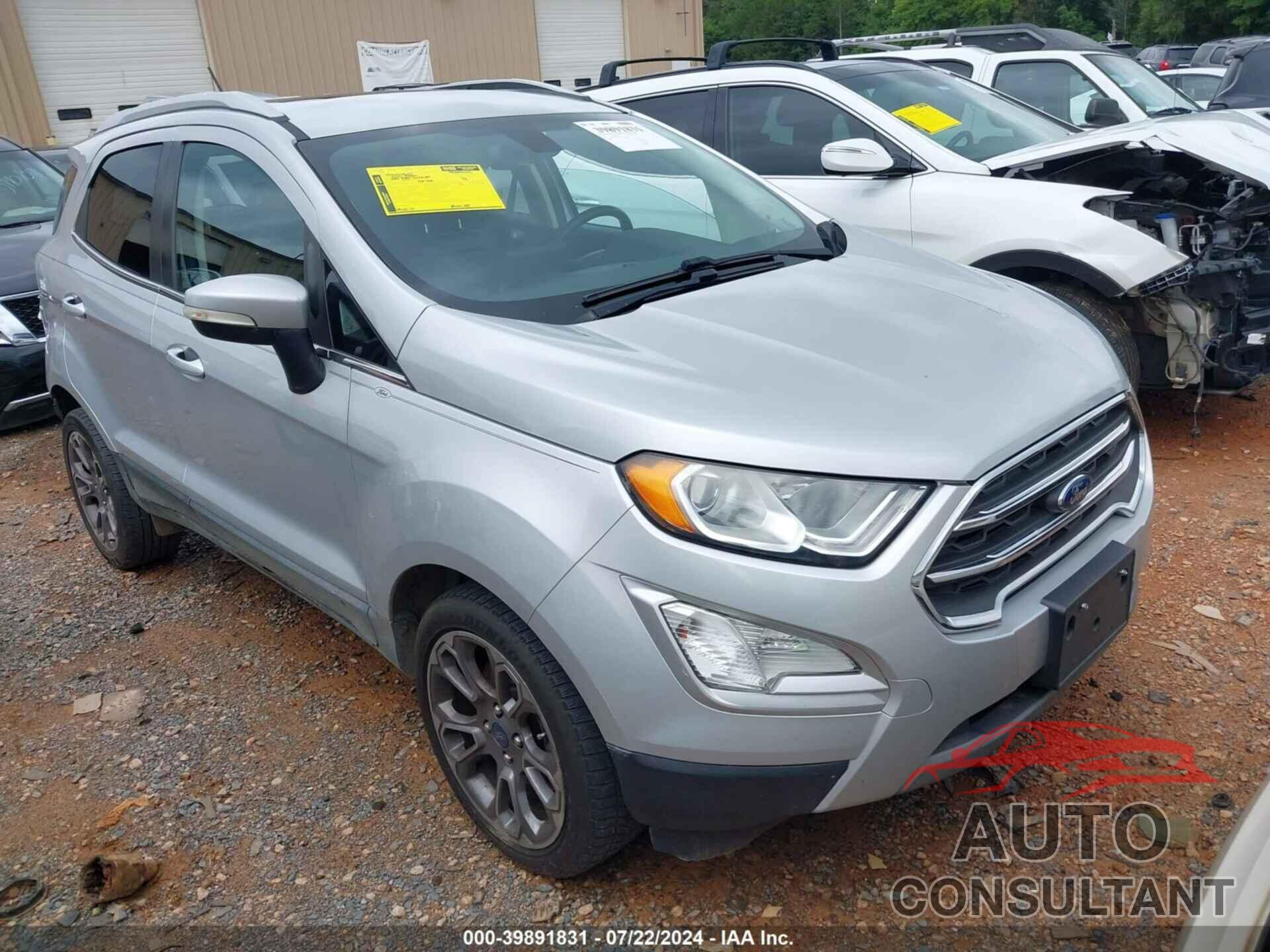 FORD ECOSPORT 2018 - MAJ3P1VE8JC210757