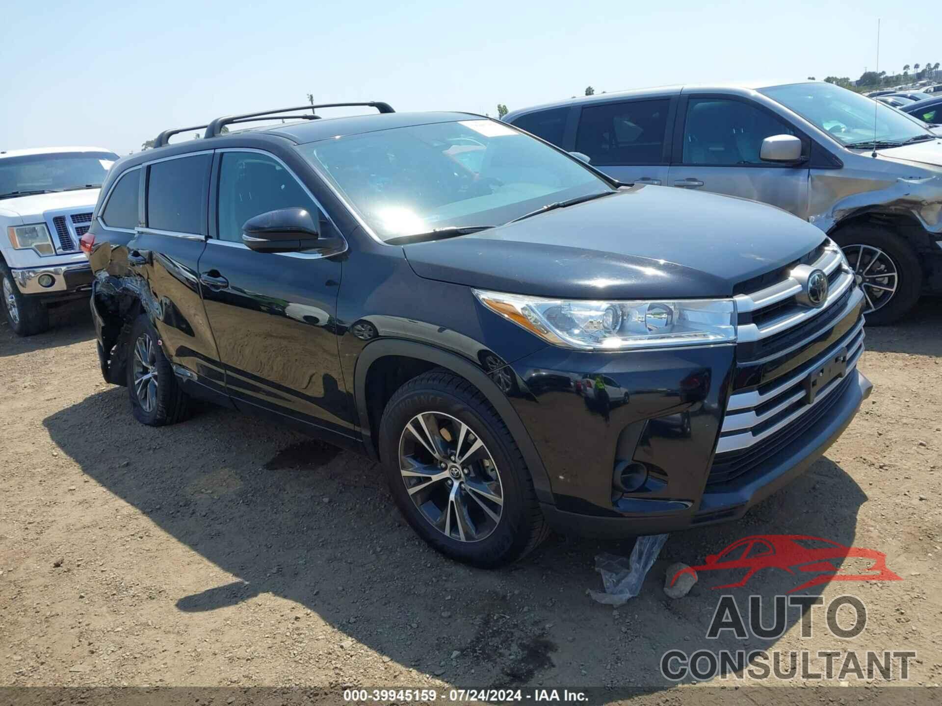 TOYOTA HIGHLANDER 2018 - 5TDZARFH4JS040067