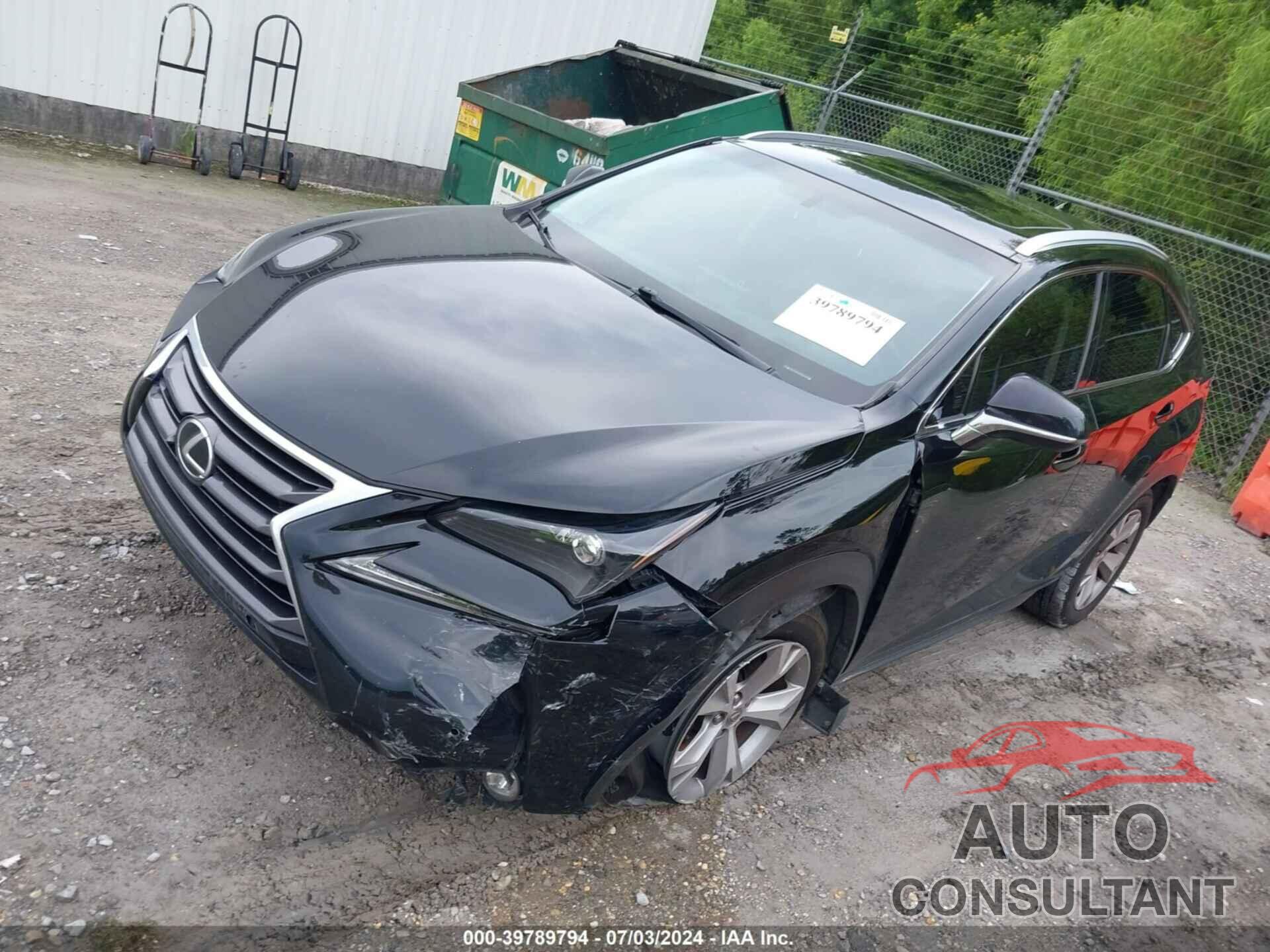 LEXUS NX 200T 2017 - JTJYARBZ9H2083196