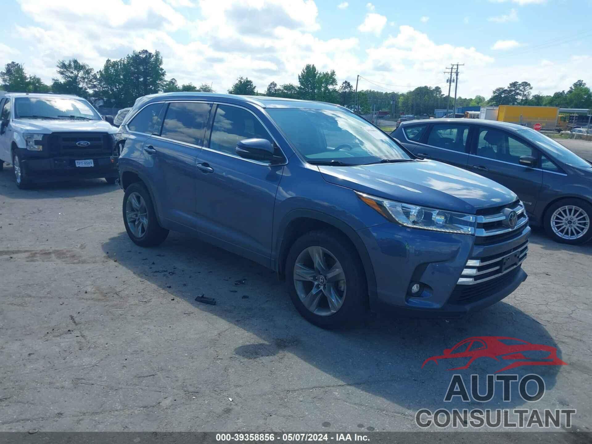 TOYOTA HIGHLANDER 2019 - 5TDDZRFH8KS930138