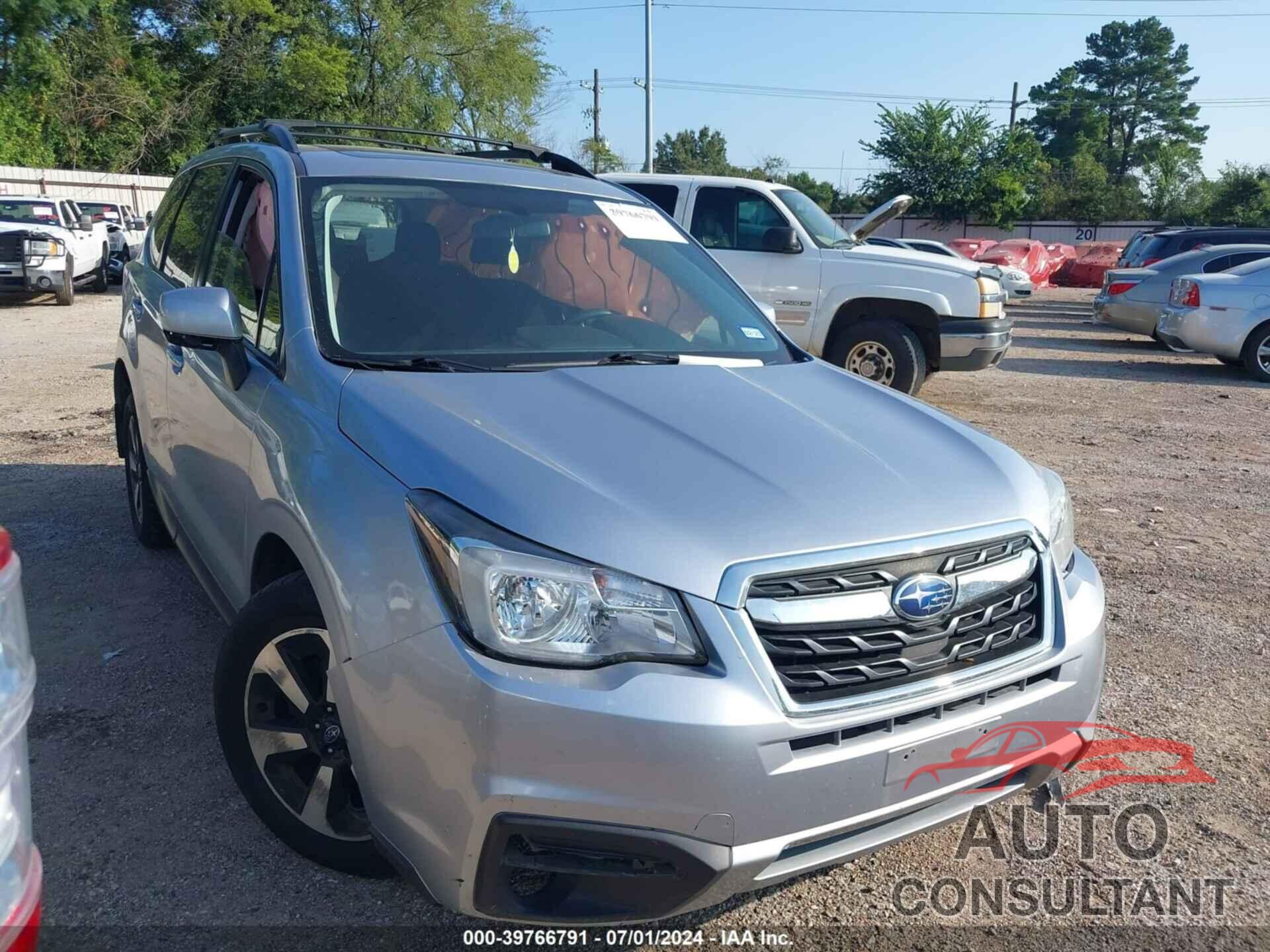 SUBARU FORESTER 2017 - JF2SJAEC6HH473480