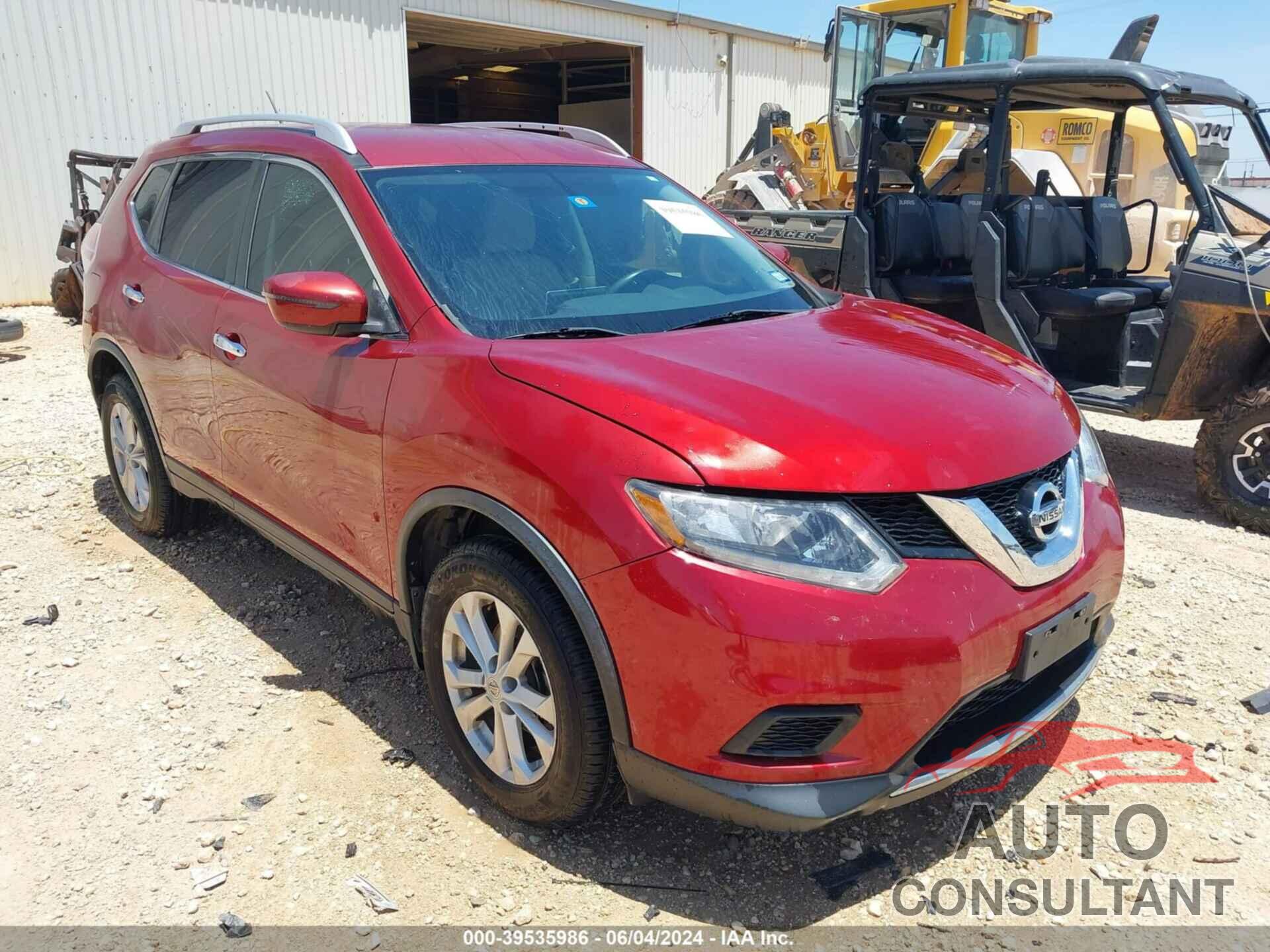 NISSAN ROGUE 2016 - KNMAT2MT8GP685605