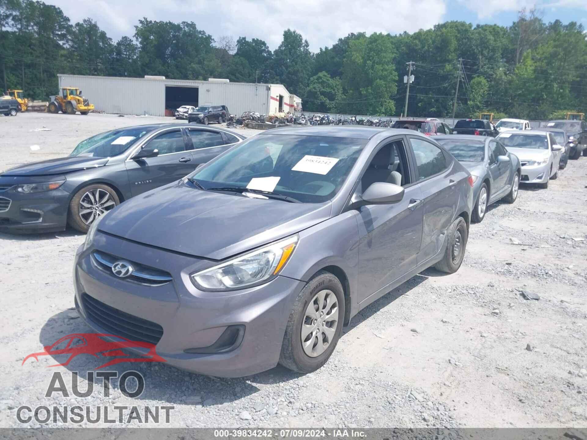 HYUNDAI ACCENT 2016 - KMHCT4AE9GU103261