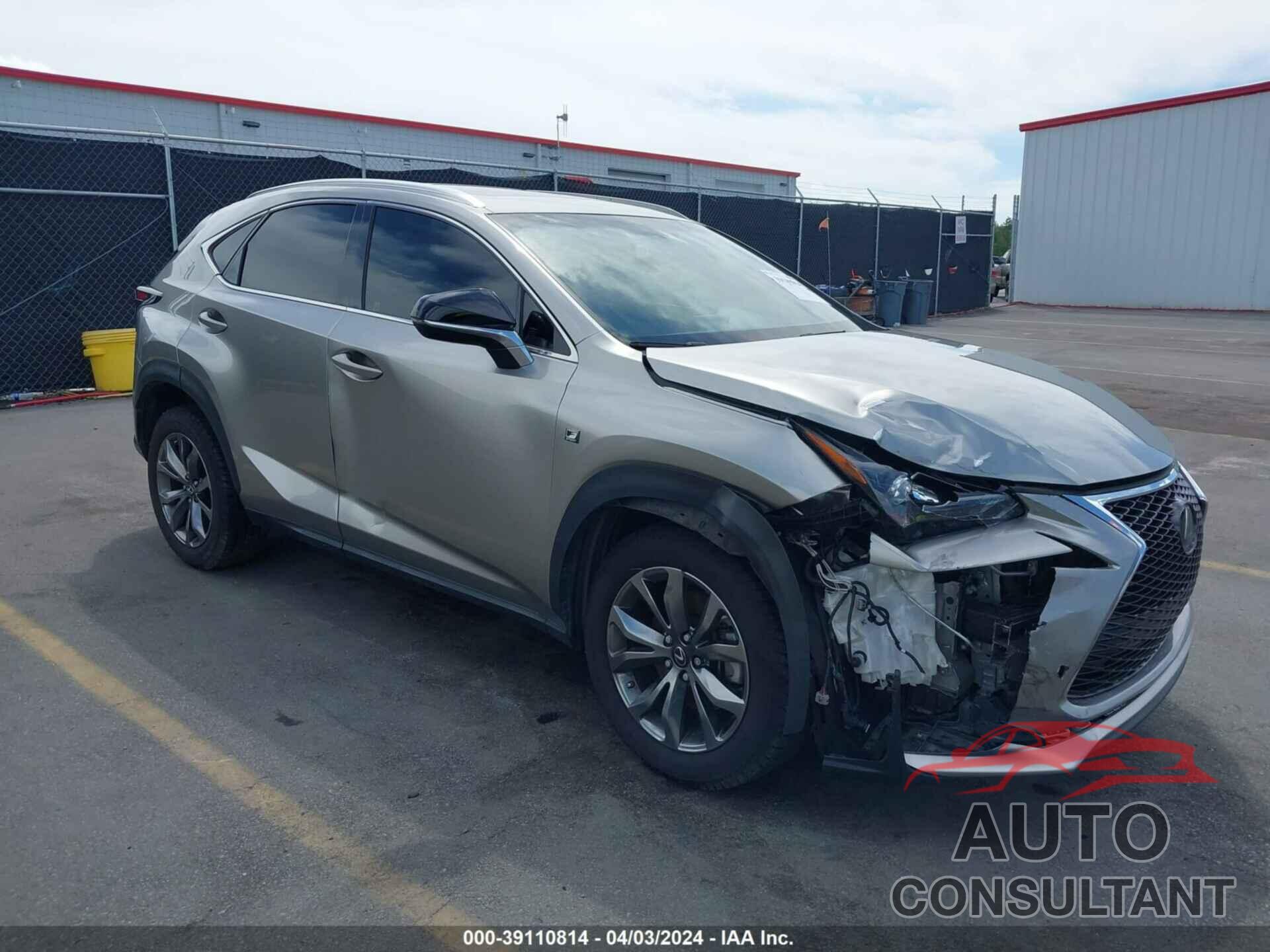 LEXUS NX 200T 2017 - JTJBARBZ7H2104343