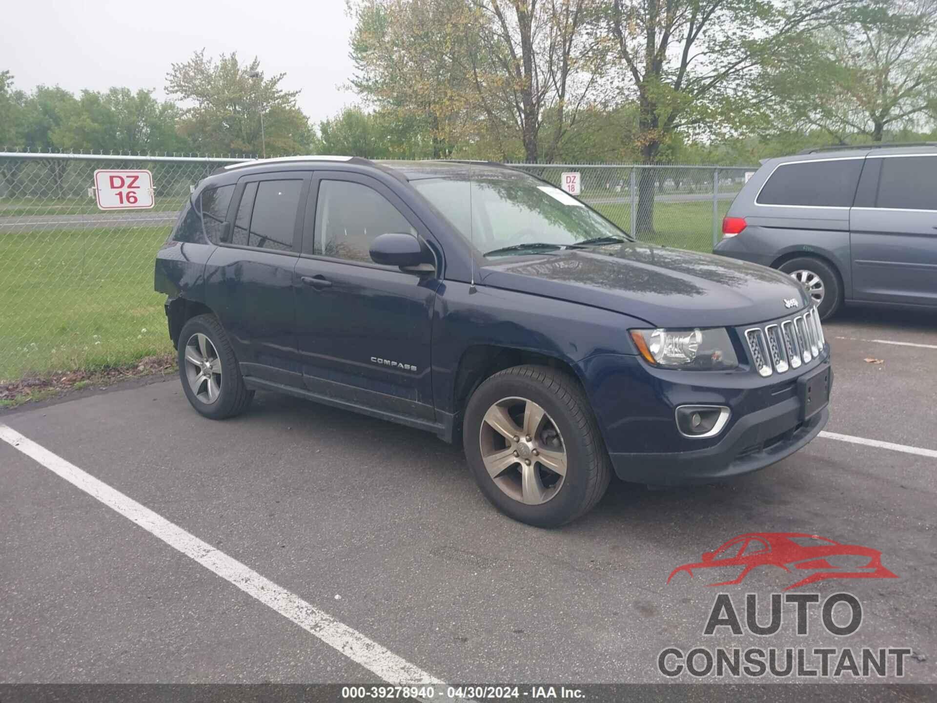 JEEP COMPASS 2017 - 1C4NJDEB5HD129747