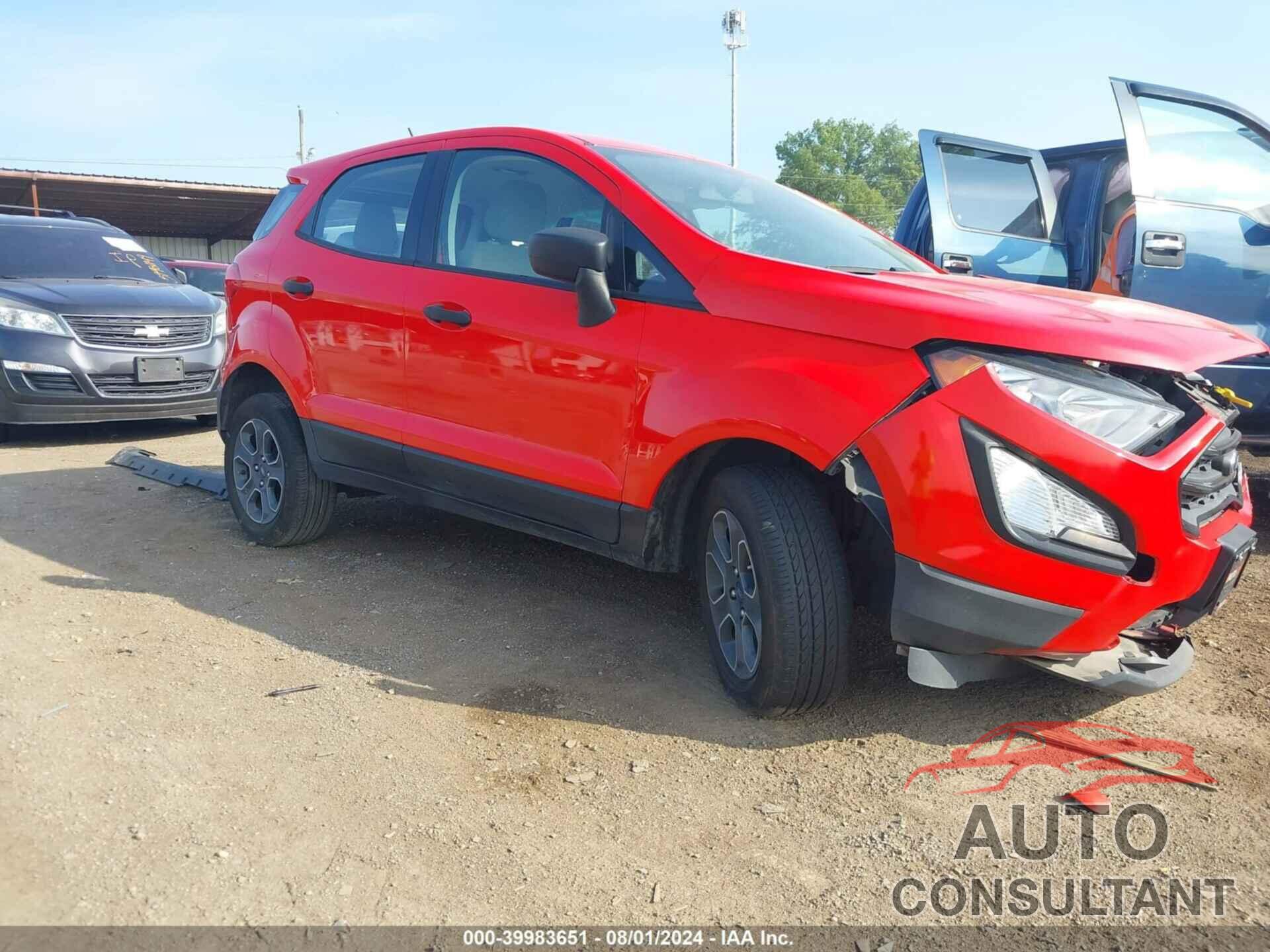 FORD ECOSPORT 2019 - MAJ3S2FE8KC276813