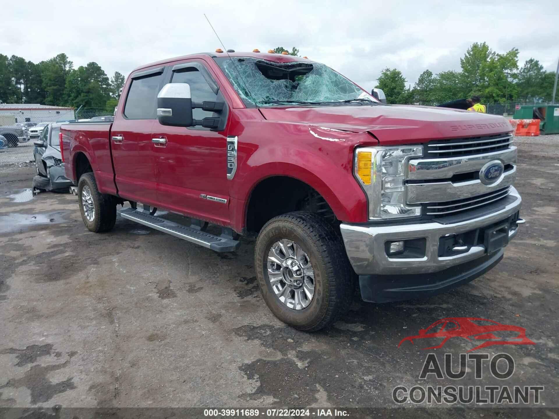 FORD F-250 2017 - 1FT7W2BT8HEC60841