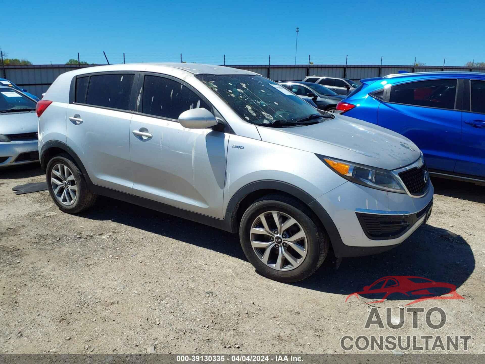 KIA SPORTAGE 2016 - KNDPBCAC6G7875779