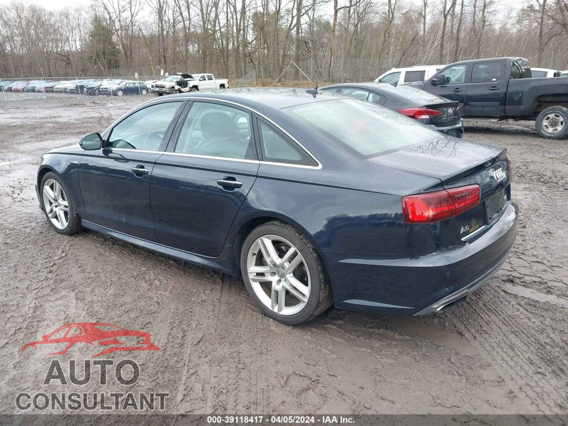 AUDI A6 2016 - WAUGFAFC8GN066200