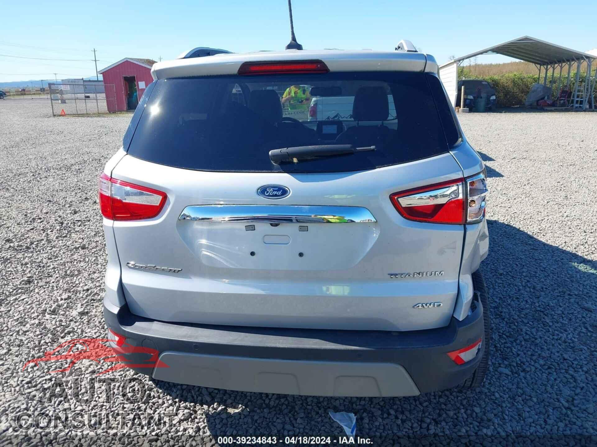 FORD ECOSPORT 2020 - MAJ6S3KL3LC320290