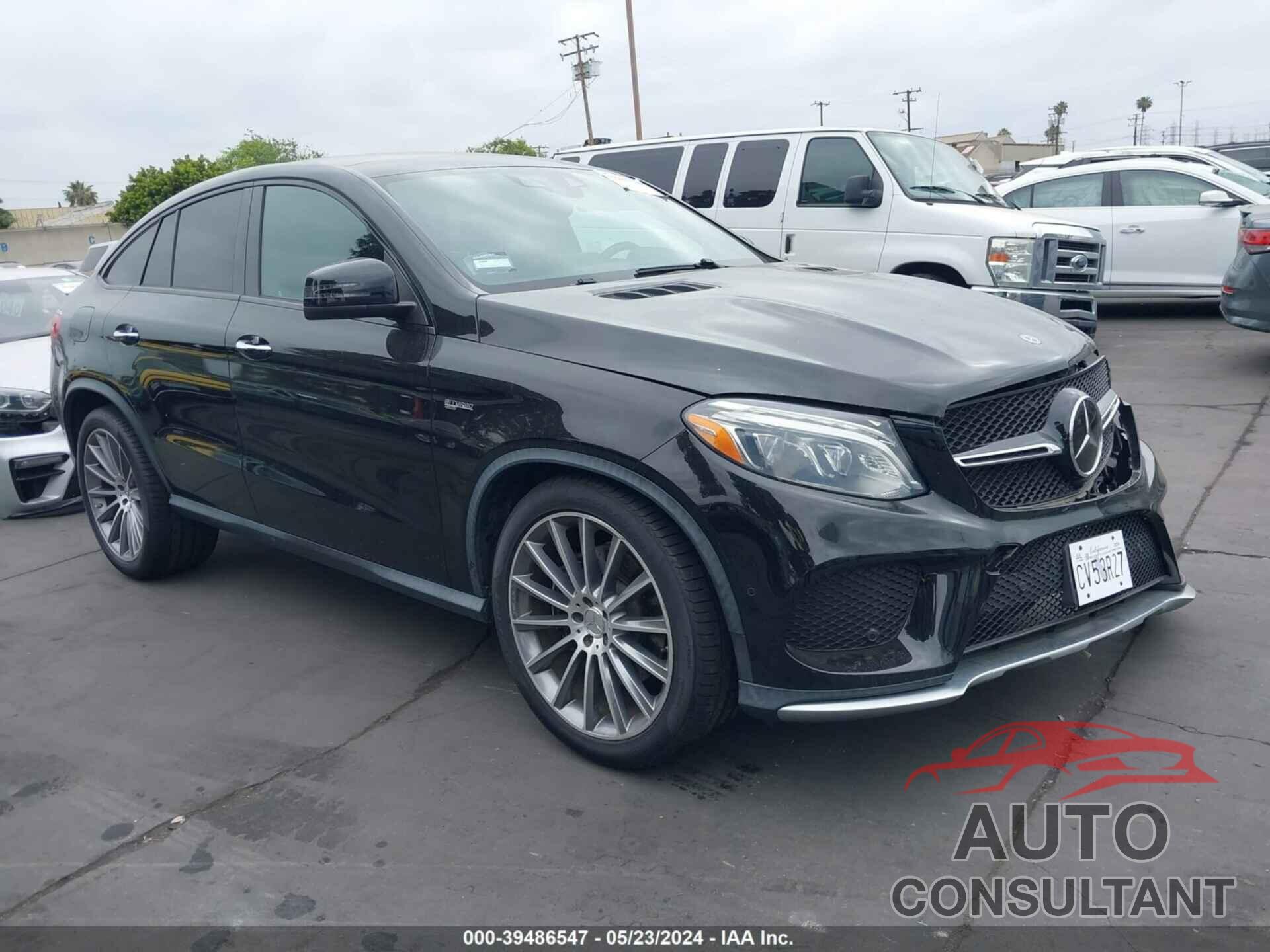 MERCEDES-BENZ AMG GLE 43 COUPE 2018 - 4JGED6EB4JA100620