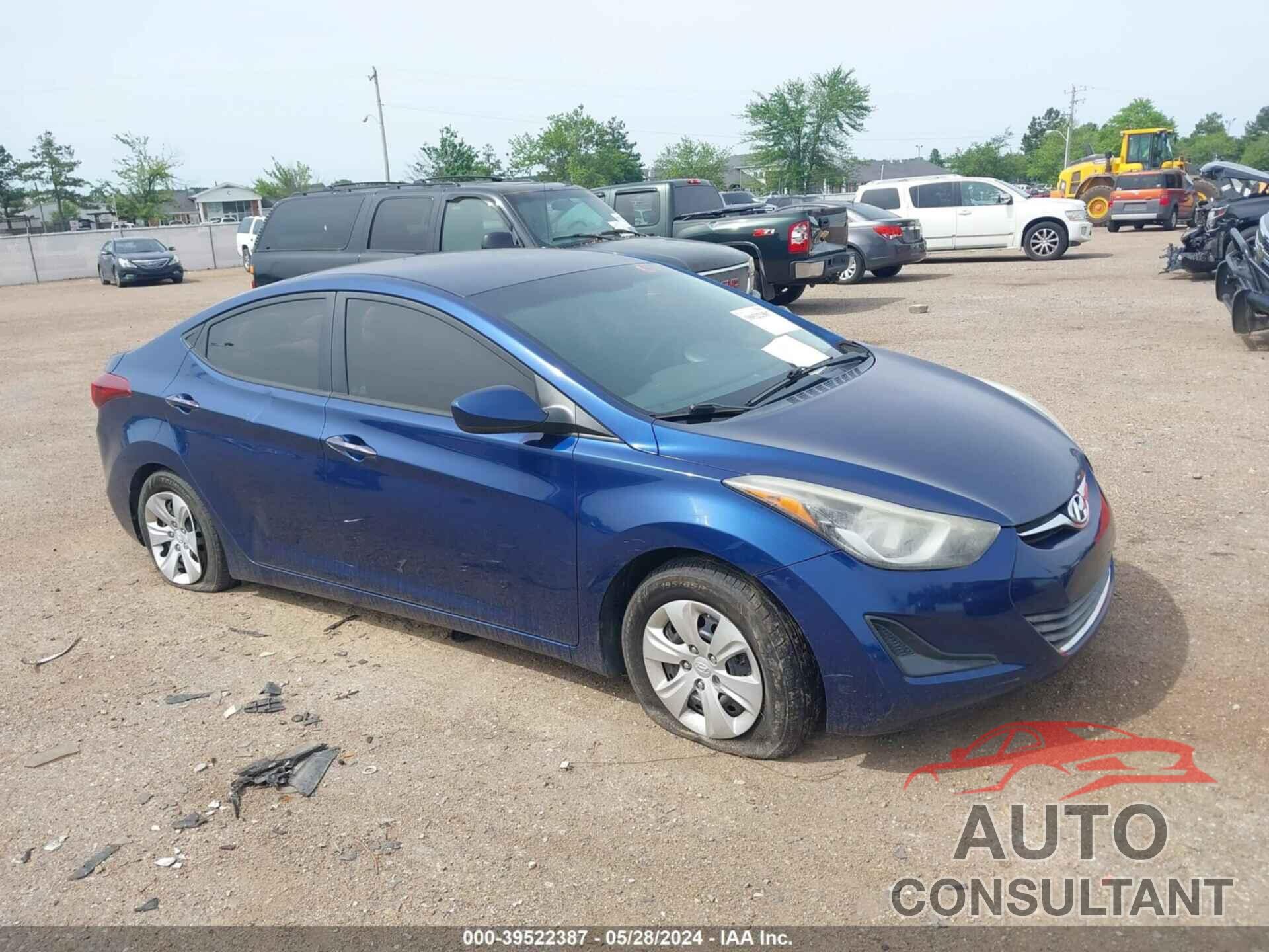 HYUNDAI ELANTRA 2016 - 5NPDH4AE0GH701842