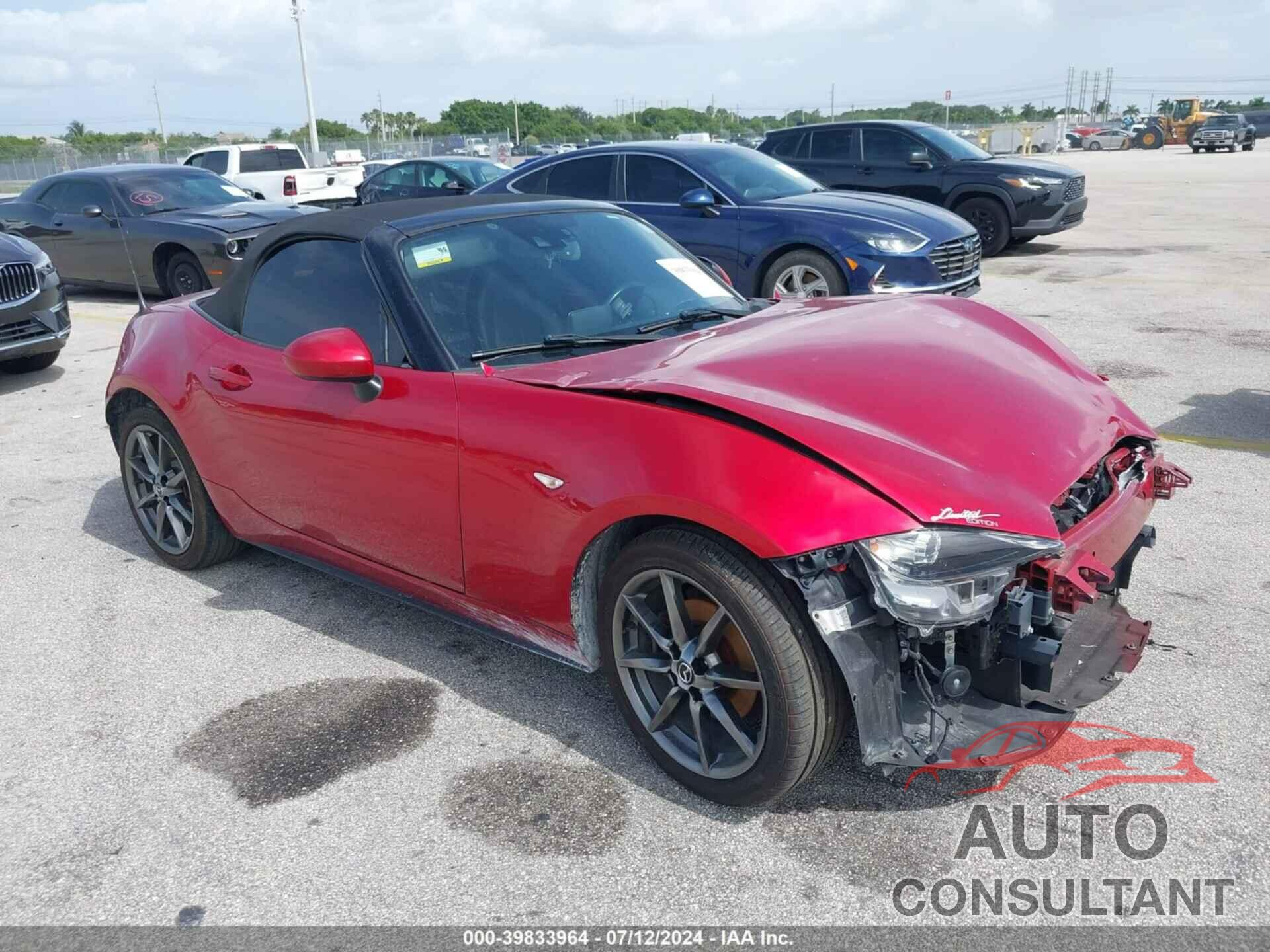 MAZDA MX-5 MIATA 2016 - JM1NDAD7XG0110510