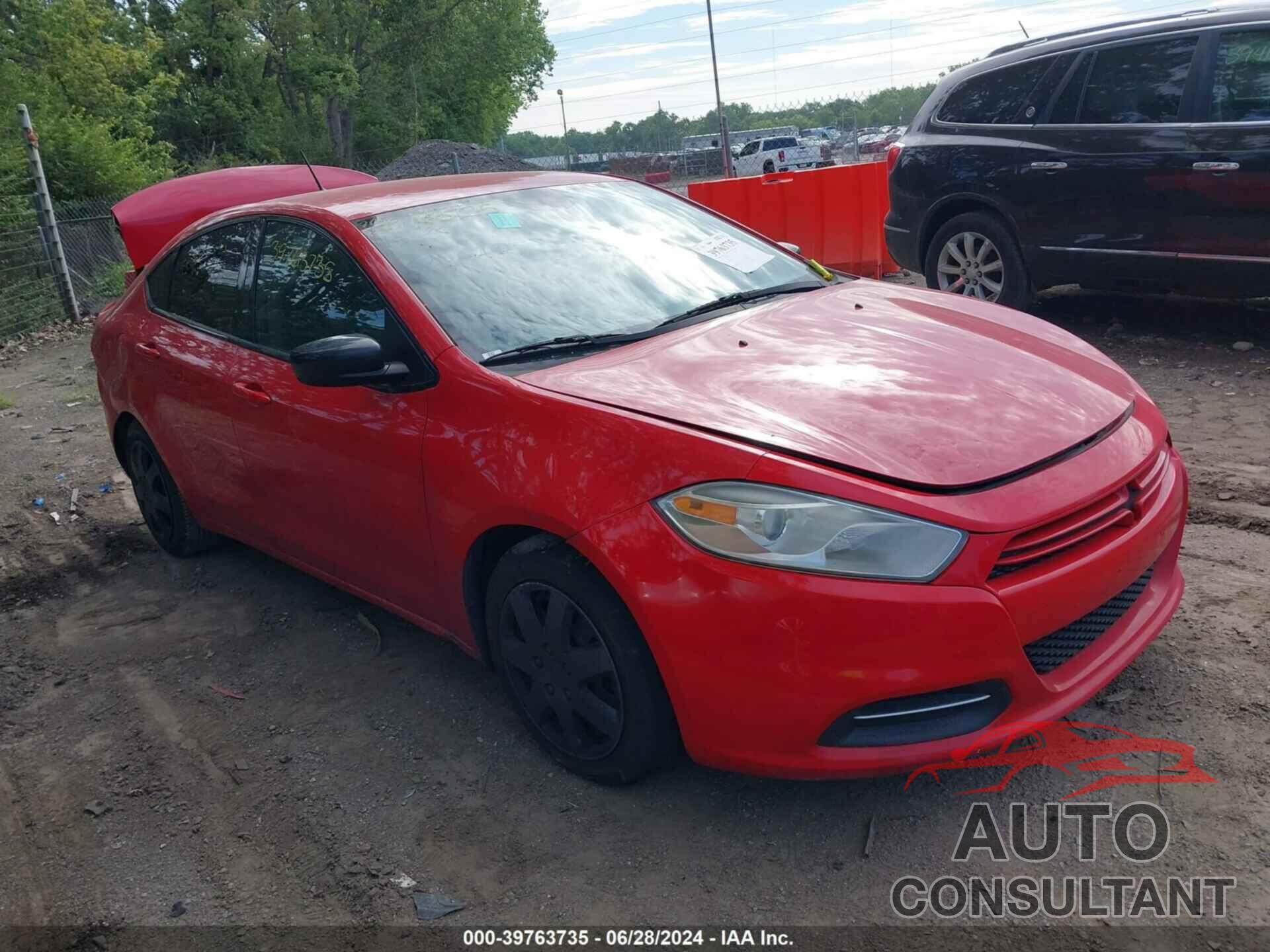 DODGE DART 2016 - 1C3CDFAA5GD625612