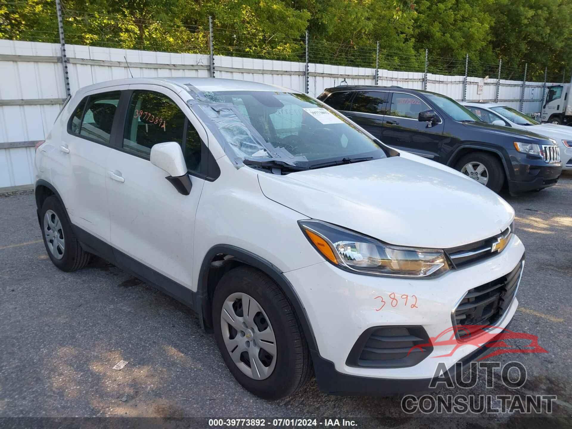 CHEVROLET TRAX 2019 - 3GNCJKSB8KL122364