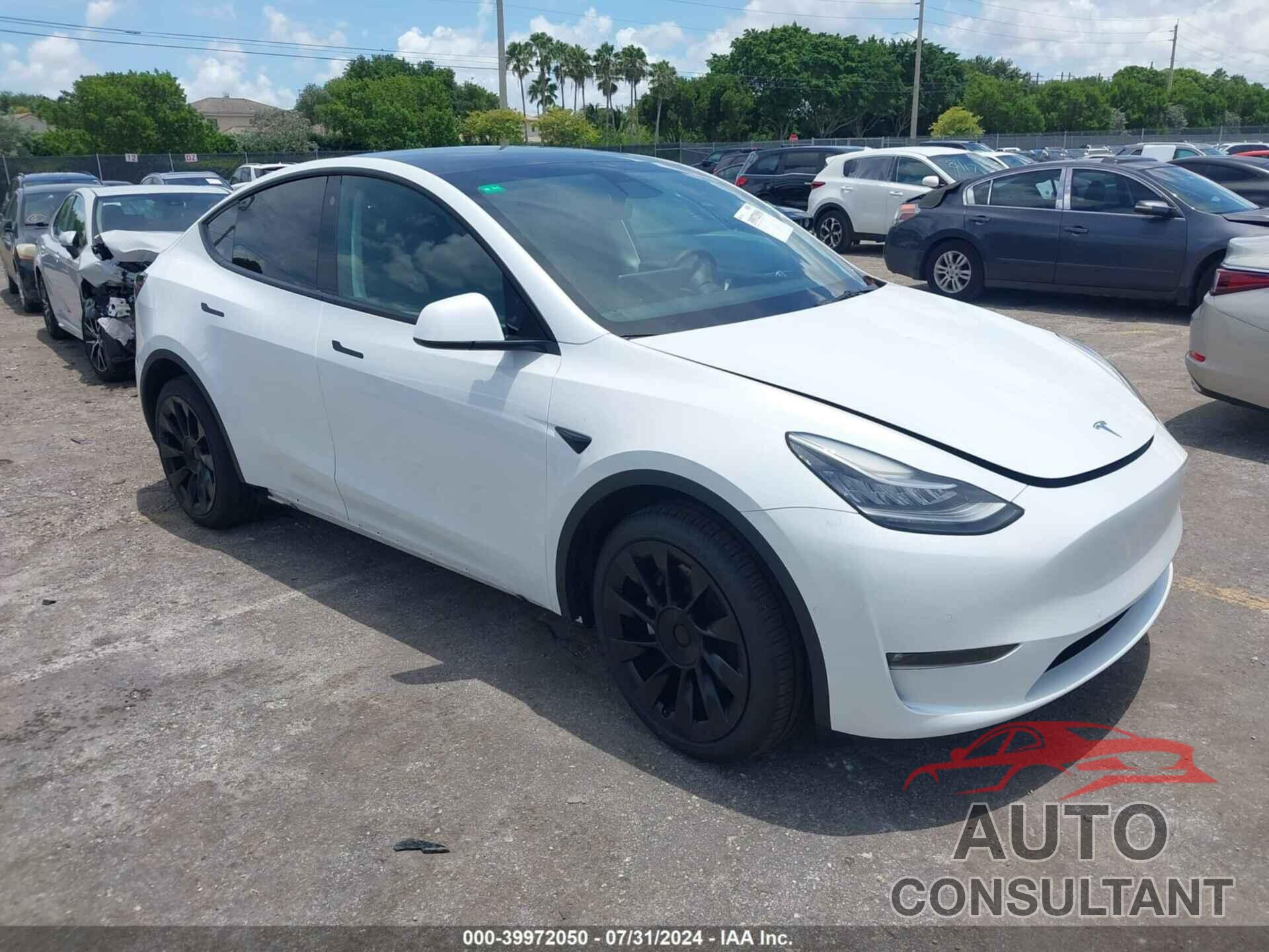 TESLA MODEL Y 2022 - 7SAYGDEE1NF451444