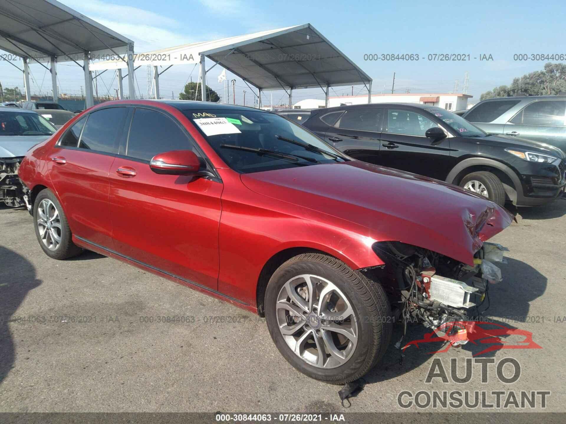 MERCEDES-BENZ C-CLASS 2016 - 55SWF4JB5GU149658