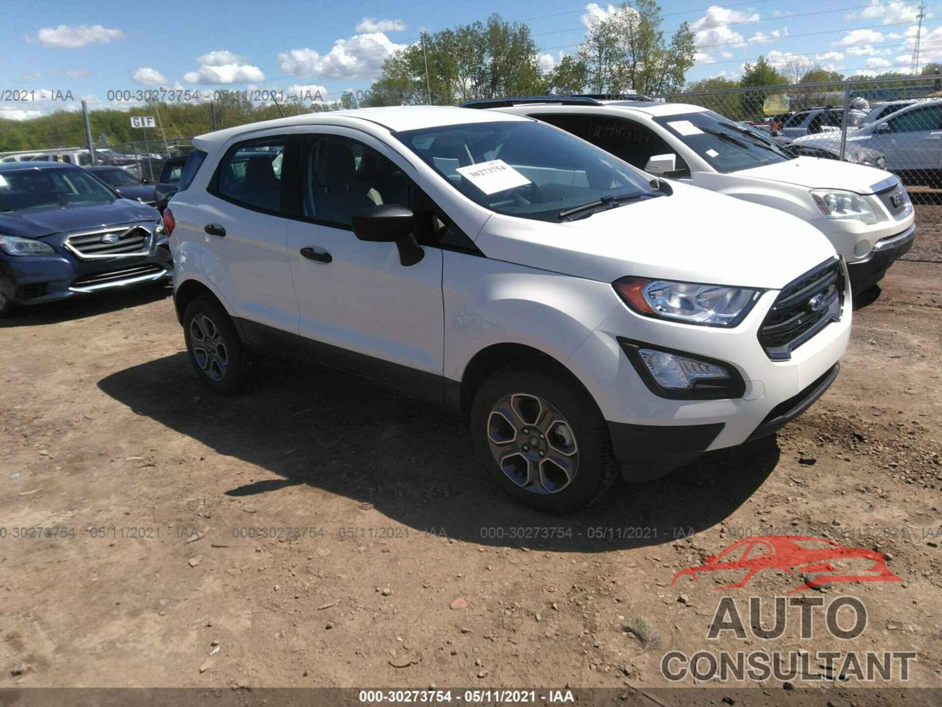 FORD ECOSPORT 2019 - MAJ6S3FL0KC308798