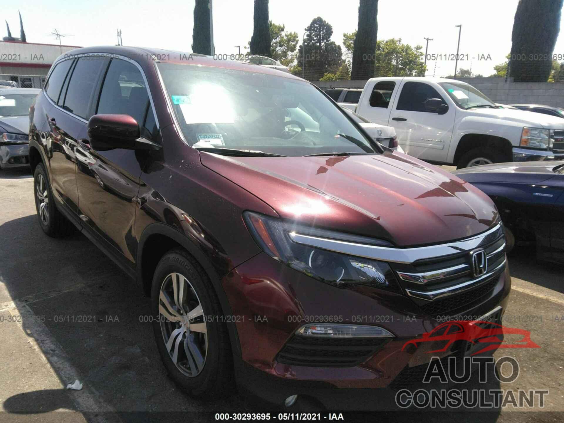 HONDA PILOT 2018 - 5FNYF5H8XJB022566