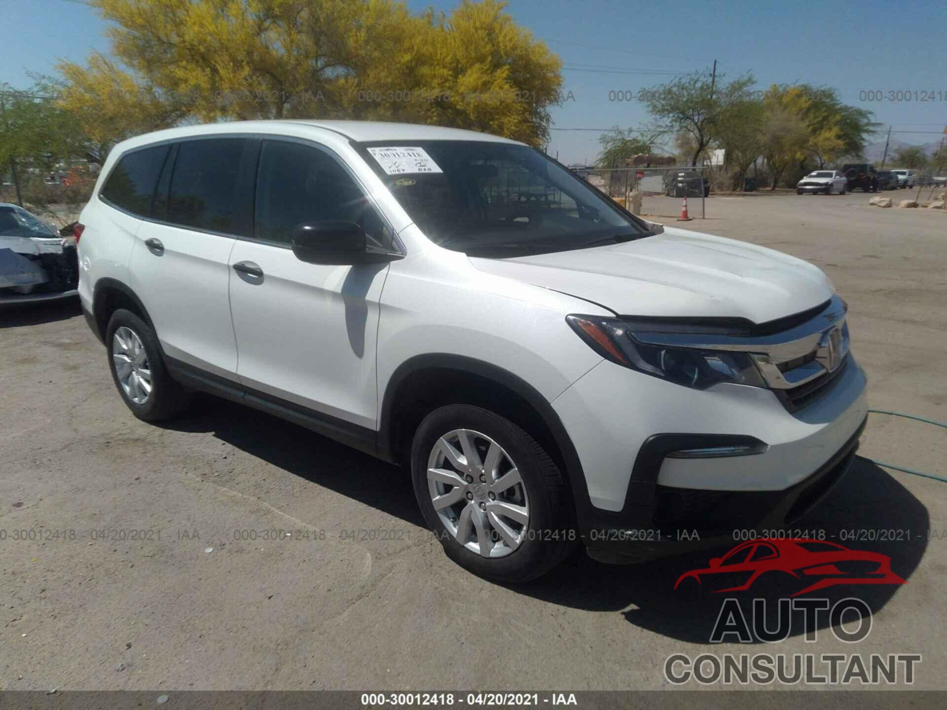 HONDA PILOT 2020 - 5FNYF6H19LB033330