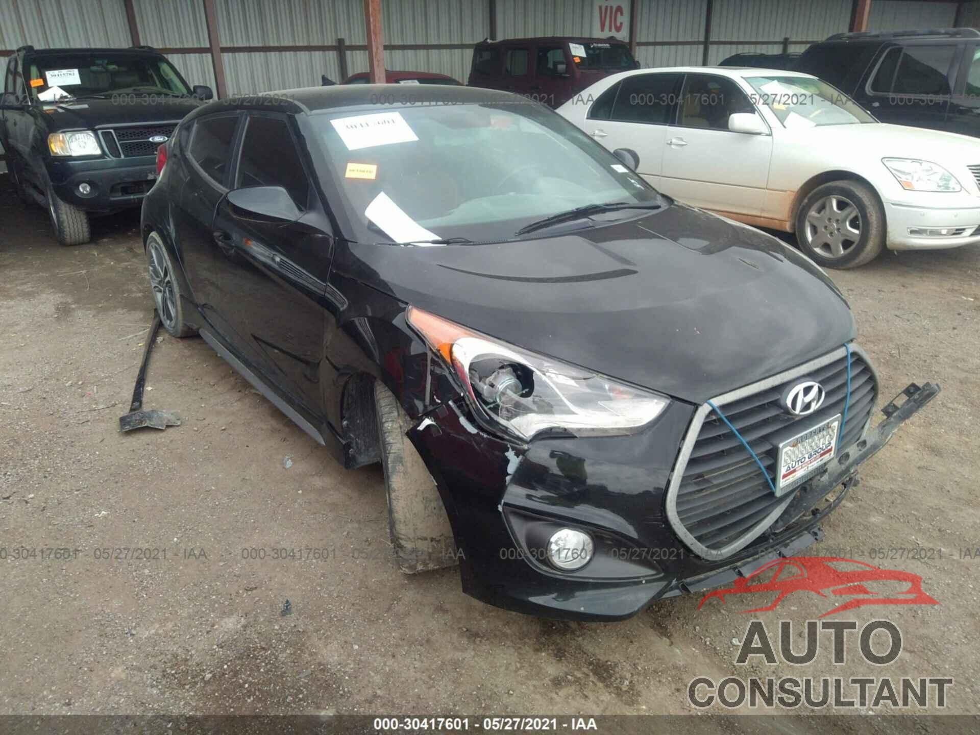 HYUNDAI VELOSTER 2016 - KMHTC6AE8GU252921