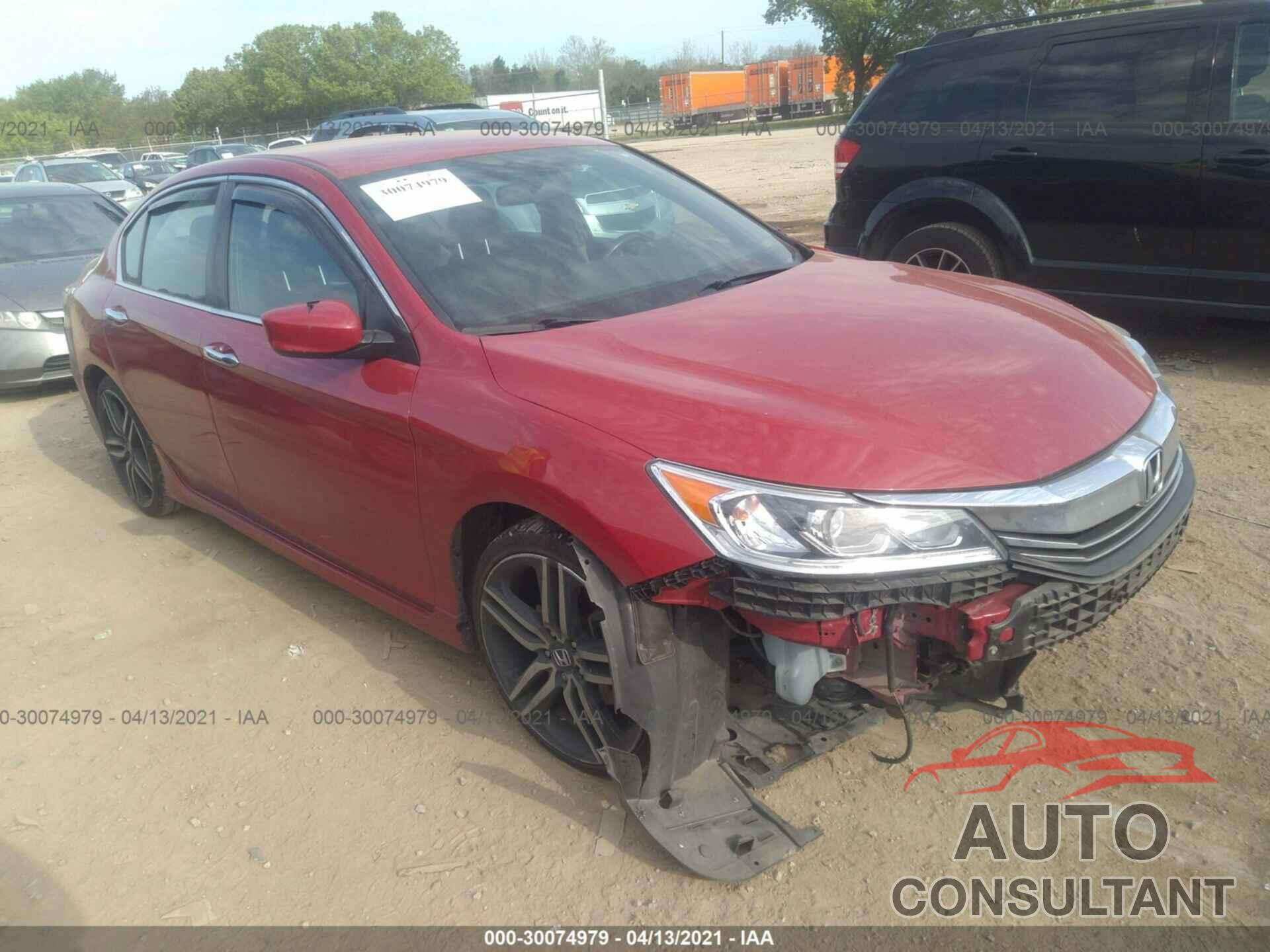 HONDA ACCORD SEDAN 2016 - 1HGCR2F52GA120387