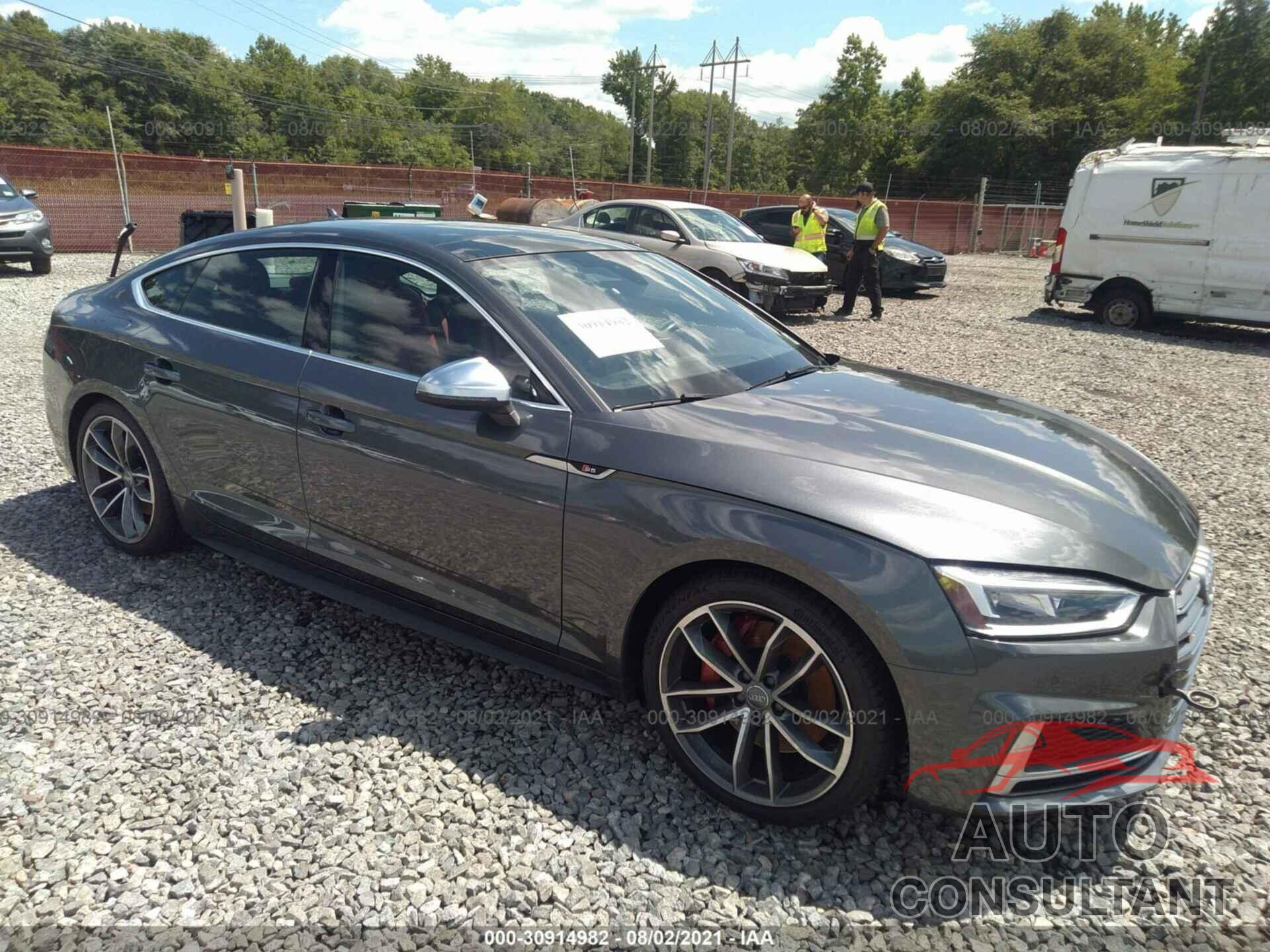 AUDI S5 SPORTBACK 2018 - WAUB4CF5XJA004812