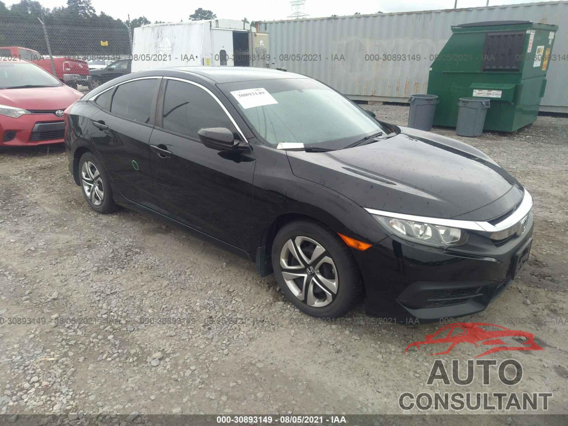 HONDA CIVIC SEDAN 2016 - 19XFC2F57GE016603