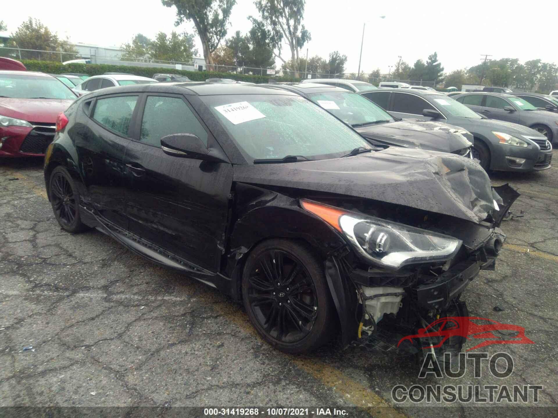 HYUNDAI VELOSTER 2016 - KMHTC6AE8GU257083