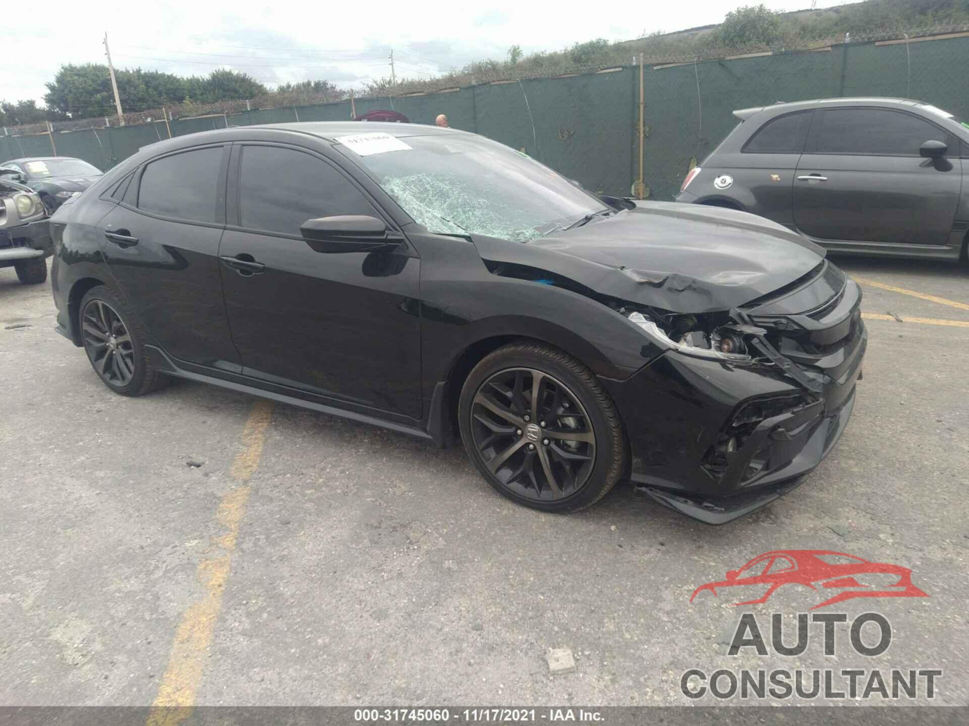 HONDA CIVIC HATCHBACK 2021 - SHHFK7H42MU201036