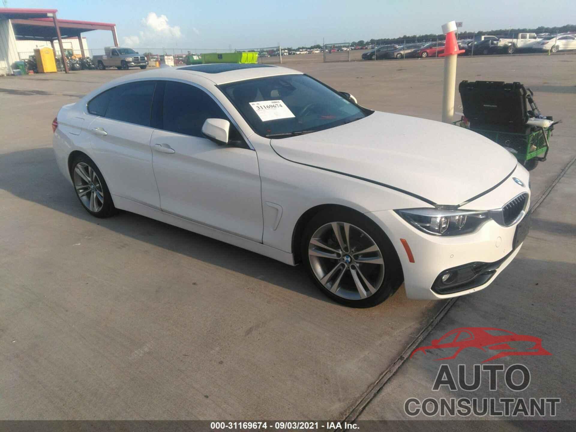 BMW 4 SERIES 2019 - WBA4J1C5XKBM18758