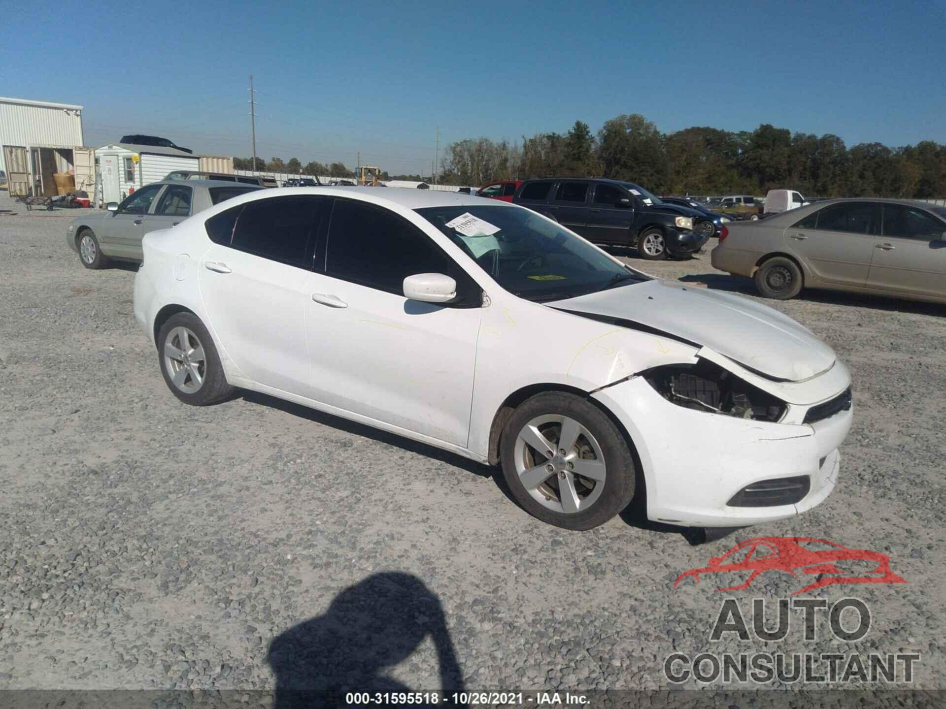 DODGE DART 2016 - 1C3CDFBA9GD660278