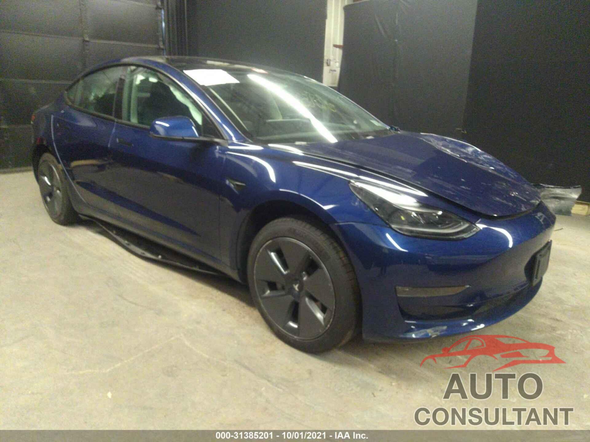 TESLA MODEL 3 2021 - 5YJ3E1EA0MF922765