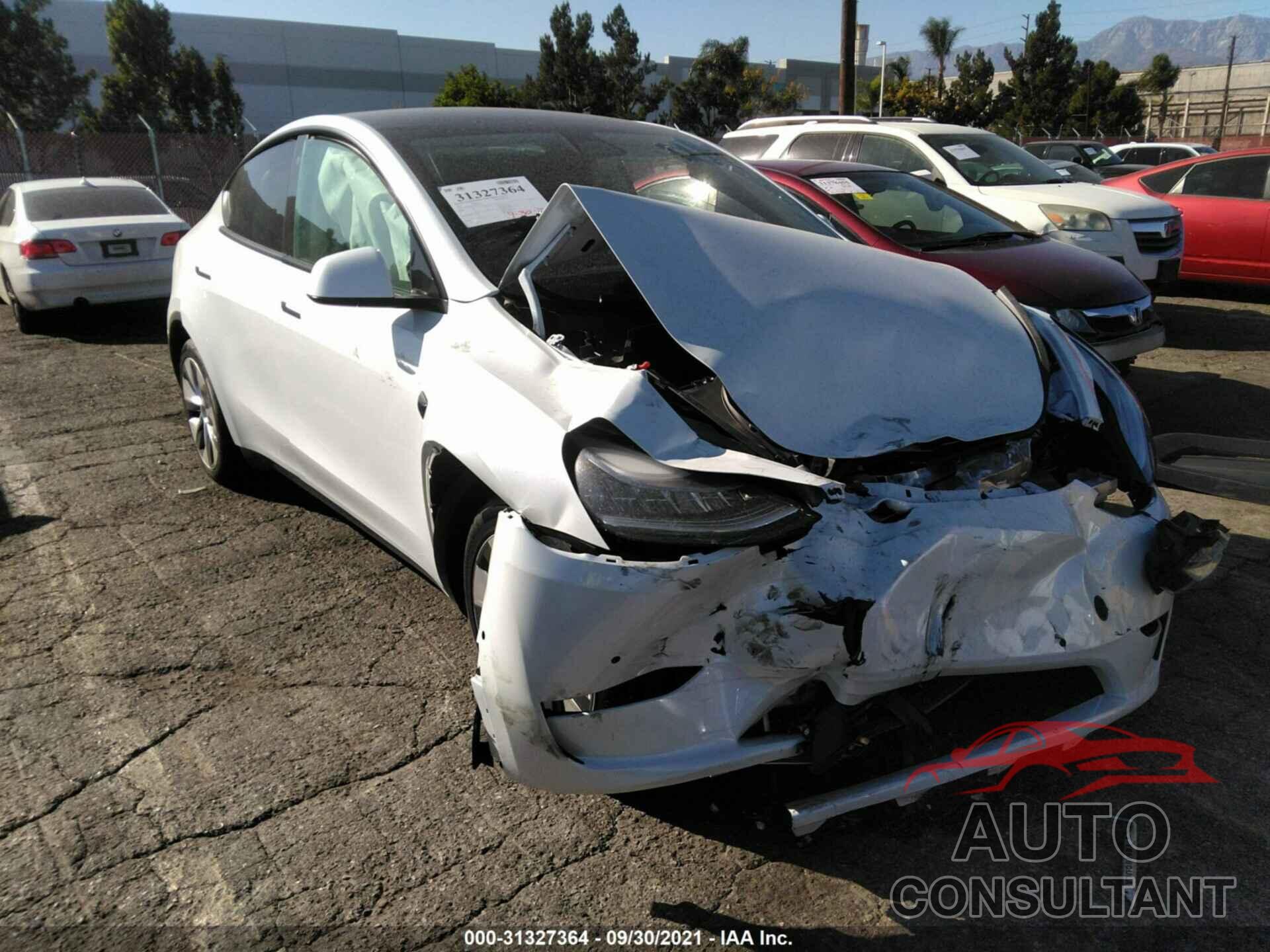 TESLA MODEL Y 2021 - 5YJYGDEE2MF094786