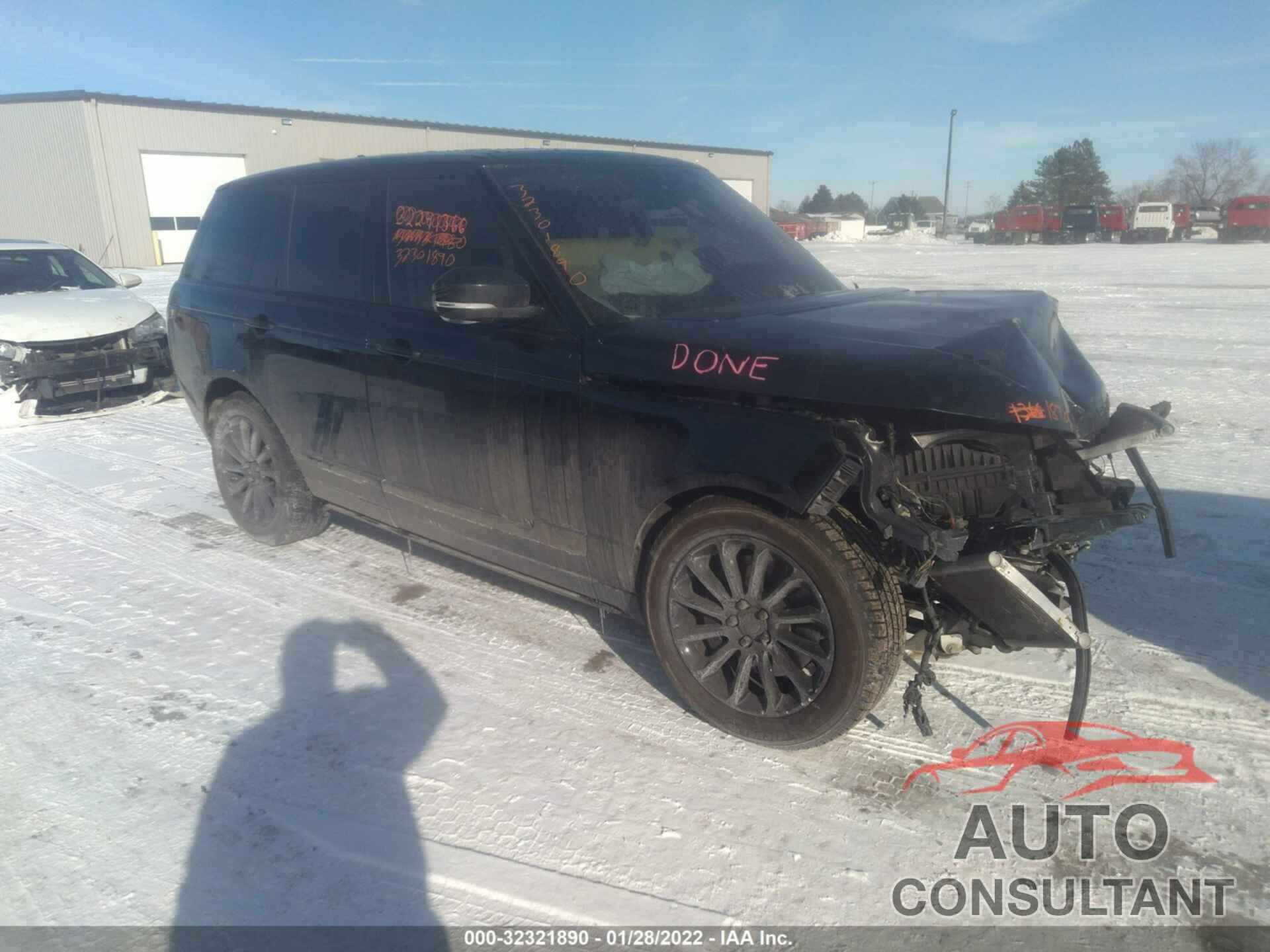 LAND ROVER RANGE ROVER 2016 - SALGS2VF9GA254465