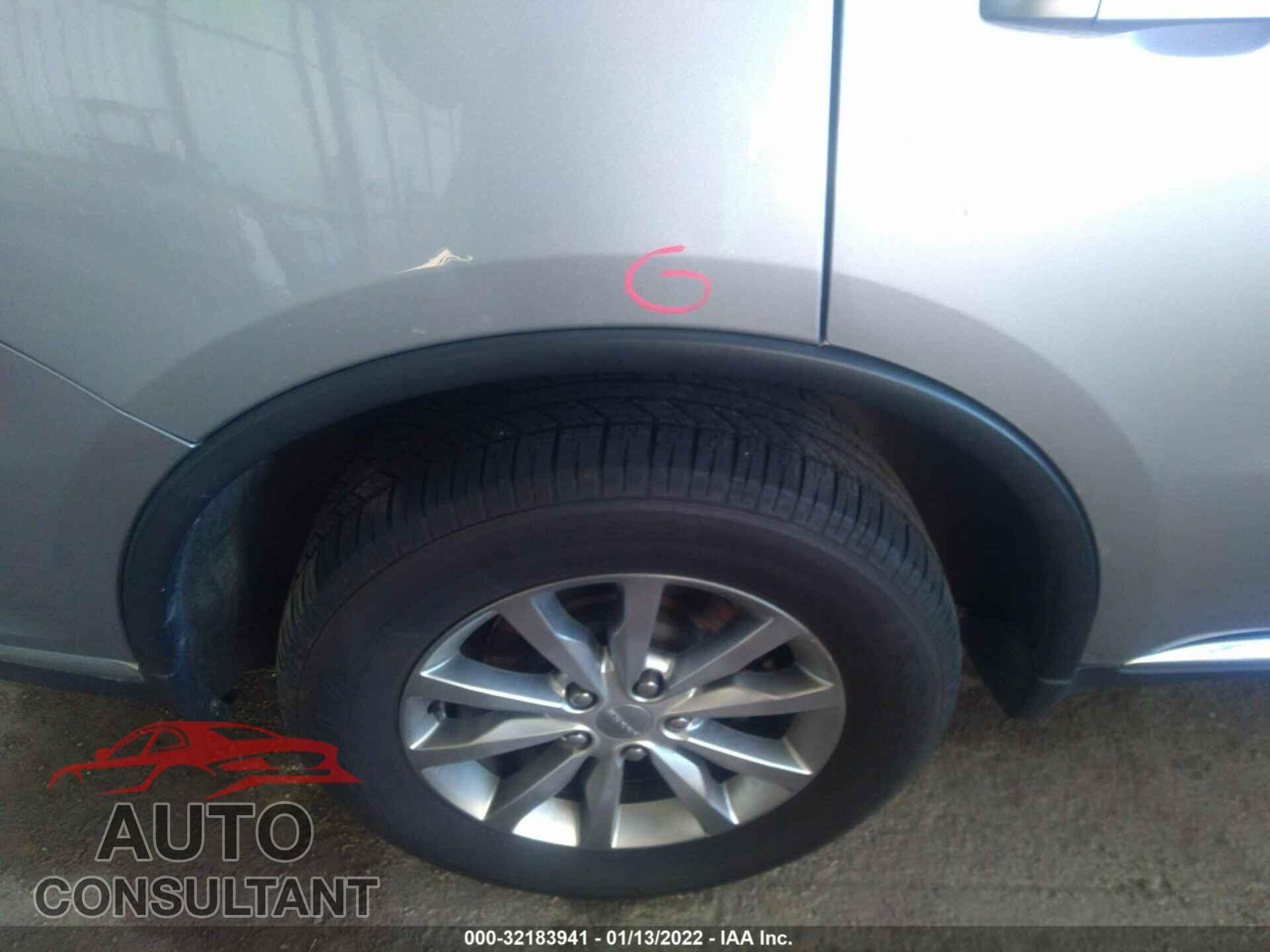 DODGE DURANGO 2017 - 1C4RDJAG0HC766608