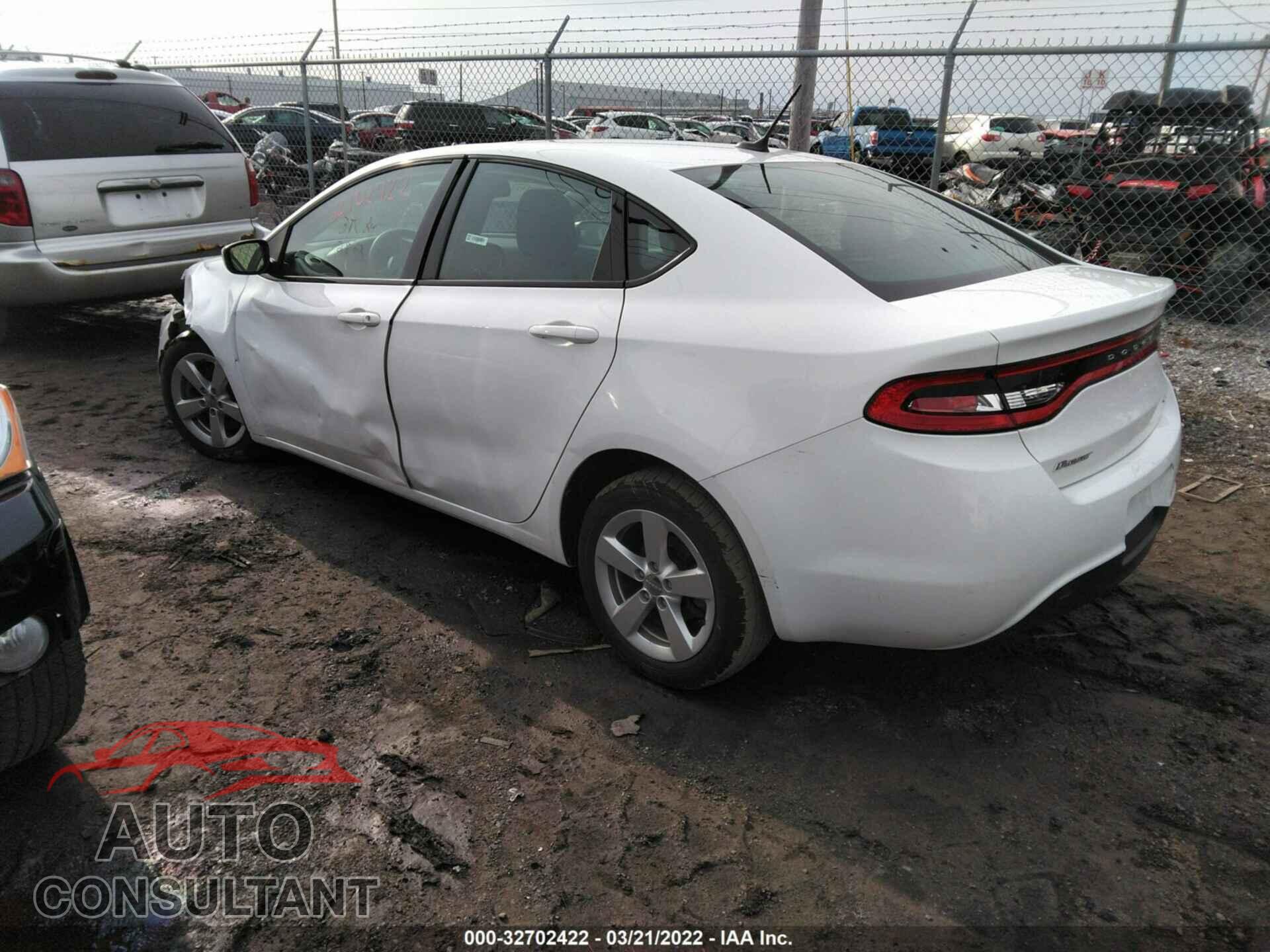 DODGE DART 2016 - 1C3CDFBBXGD517235
