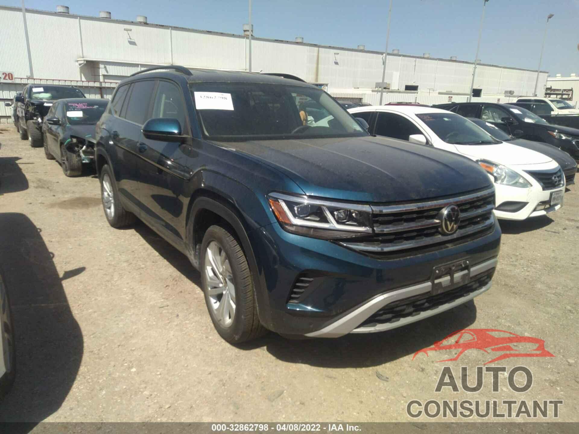 VOLKSWAGEN ATLAS 2021 - 1V2WR2CA1MC587229