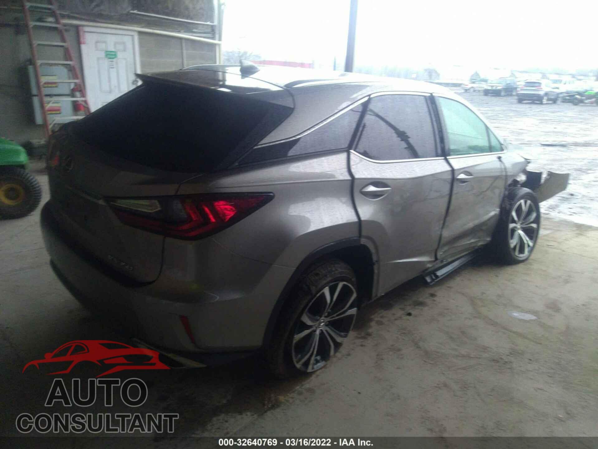 LEXUS RX 2017 - 2T2ZZMCA8HC080573
