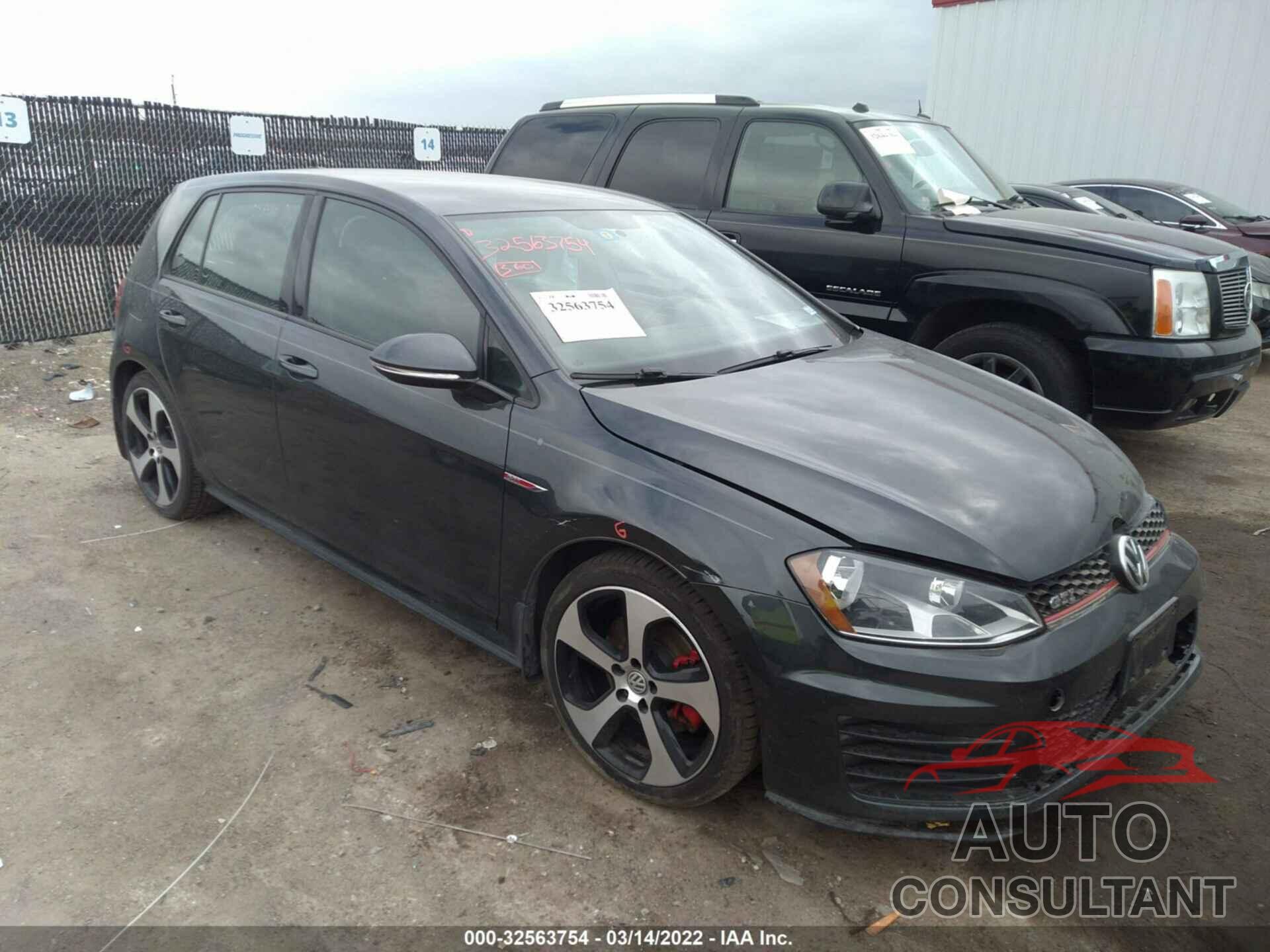VOLKSWAGEN GOLF GTI 2017 - 3VW5T7AU8HM049475