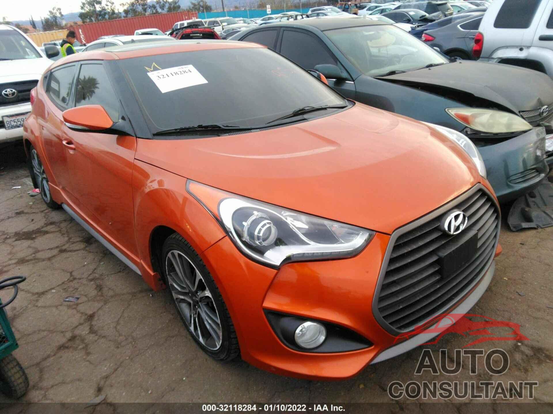 HYUNDAI VELOSTER 2016 - KMHTC6AE4GU299296