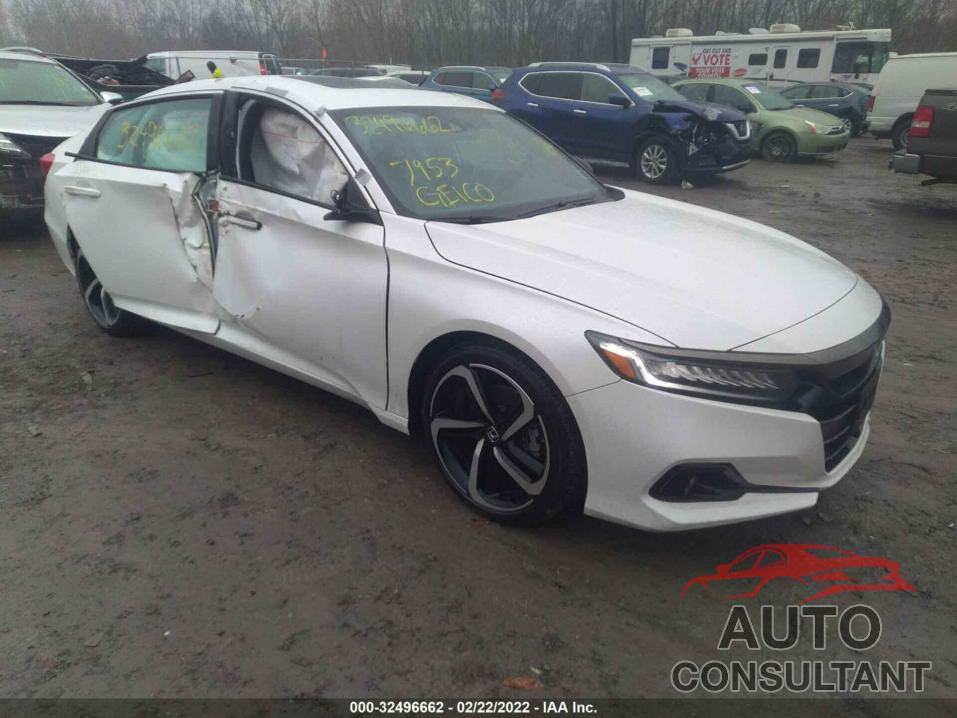 HONDA ACCORD SEDAN 2021 - 1HGCV2F38MA027315