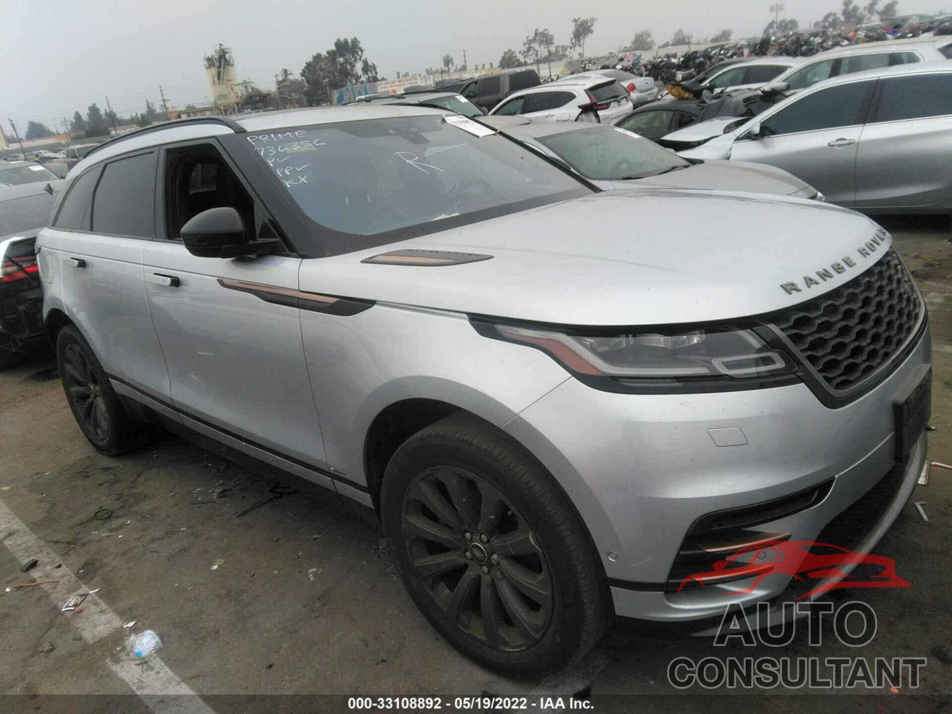 LAND ROVER RANGE ROVER VELAR 2018 - SALYL2RXXJA736356