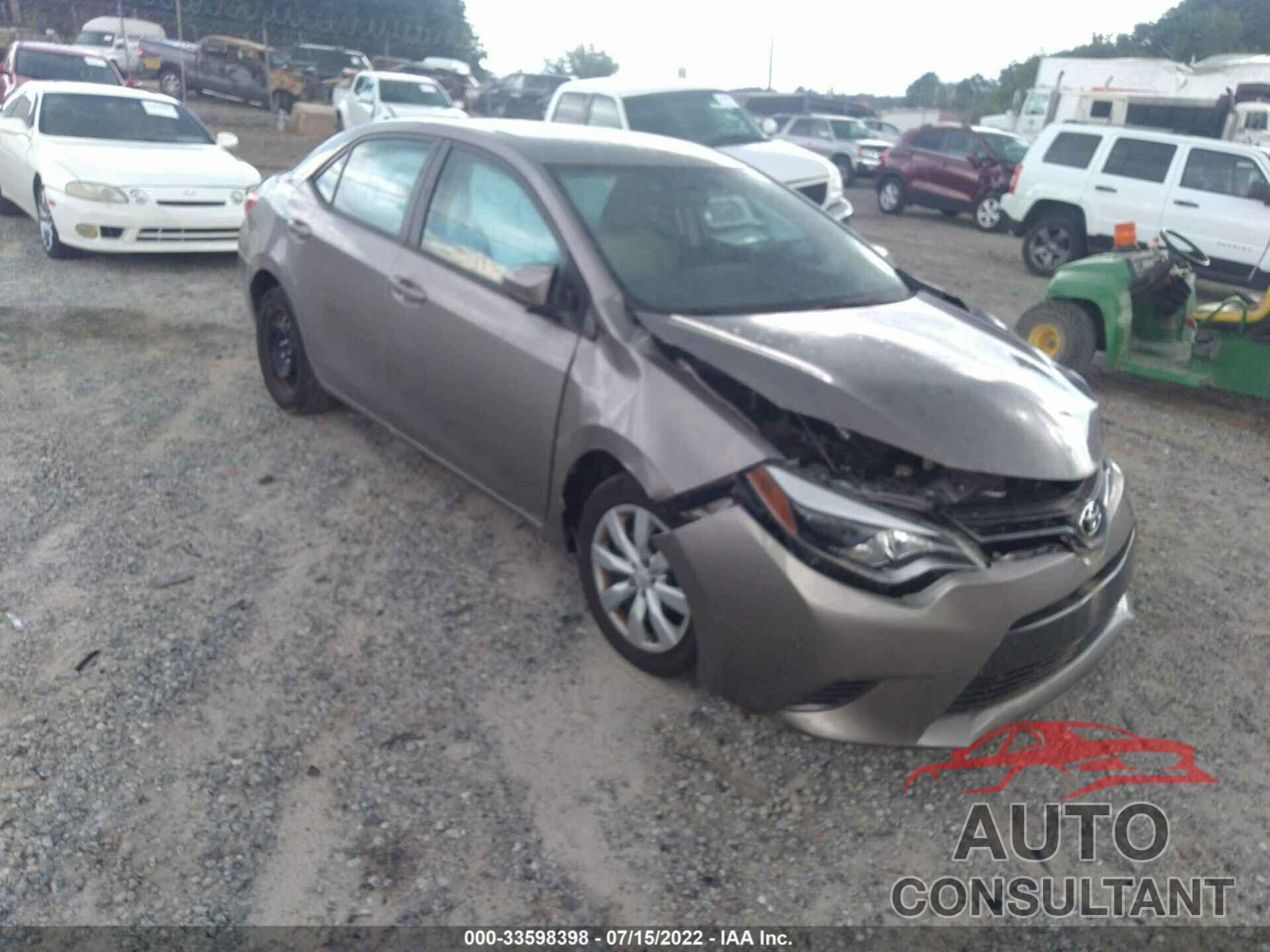 TOYOTA COROLLA 2016 - 5YFBURHE9GP462963