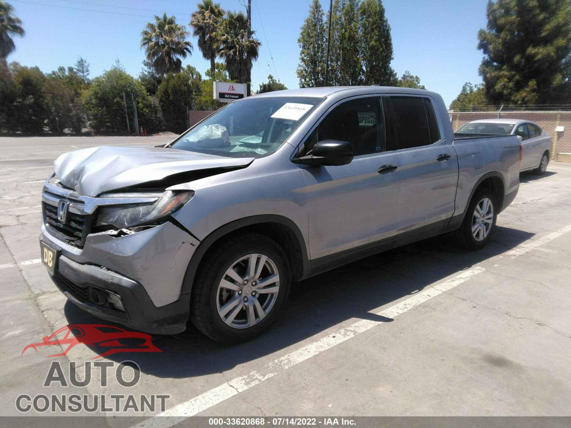 HONDA RIDGELINE 2017 - 5FPYK2F21HB002684