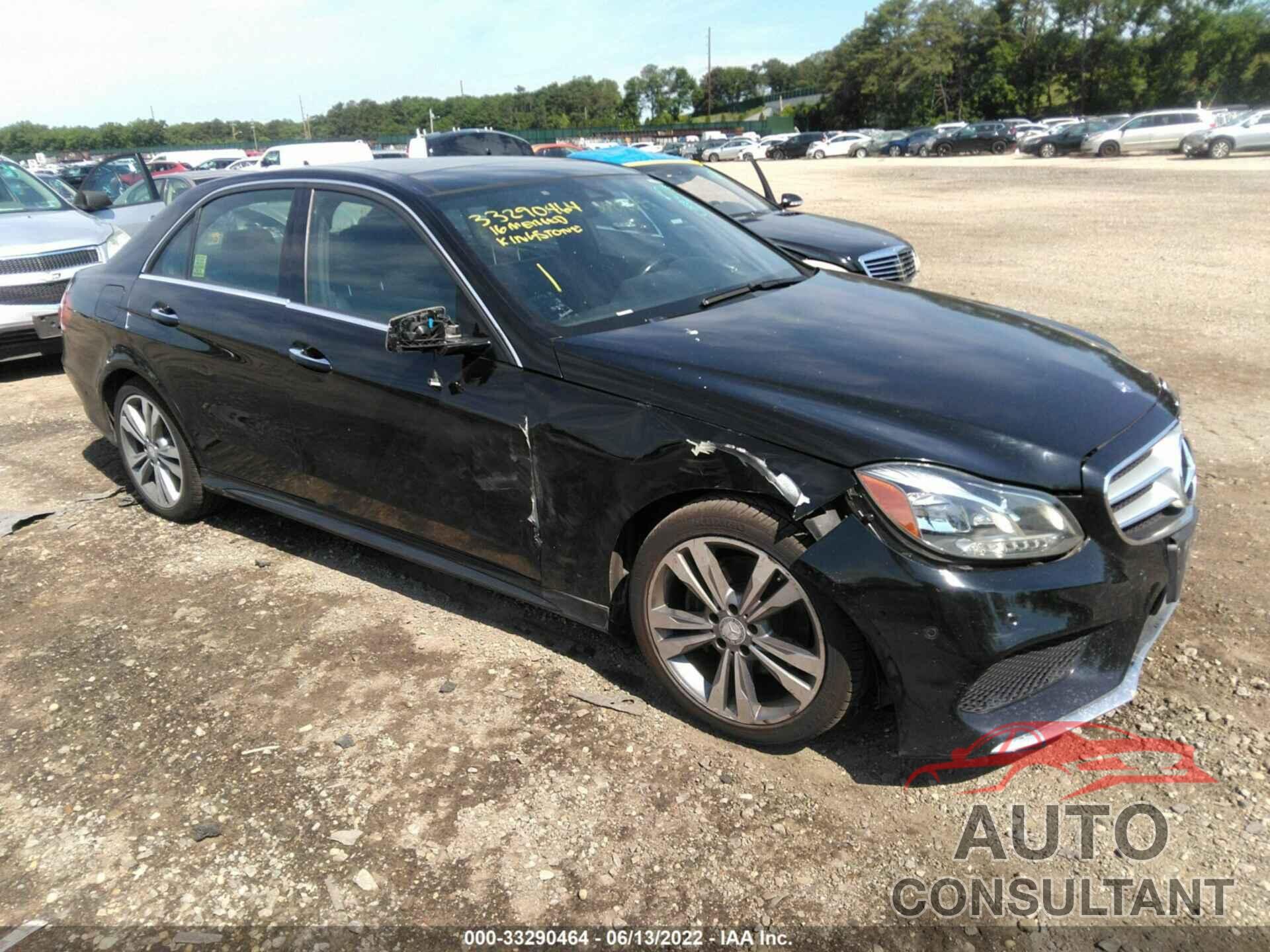 MERCEDES-BENZ E-CLASS 2016 - WDDHF8JB8GB187332