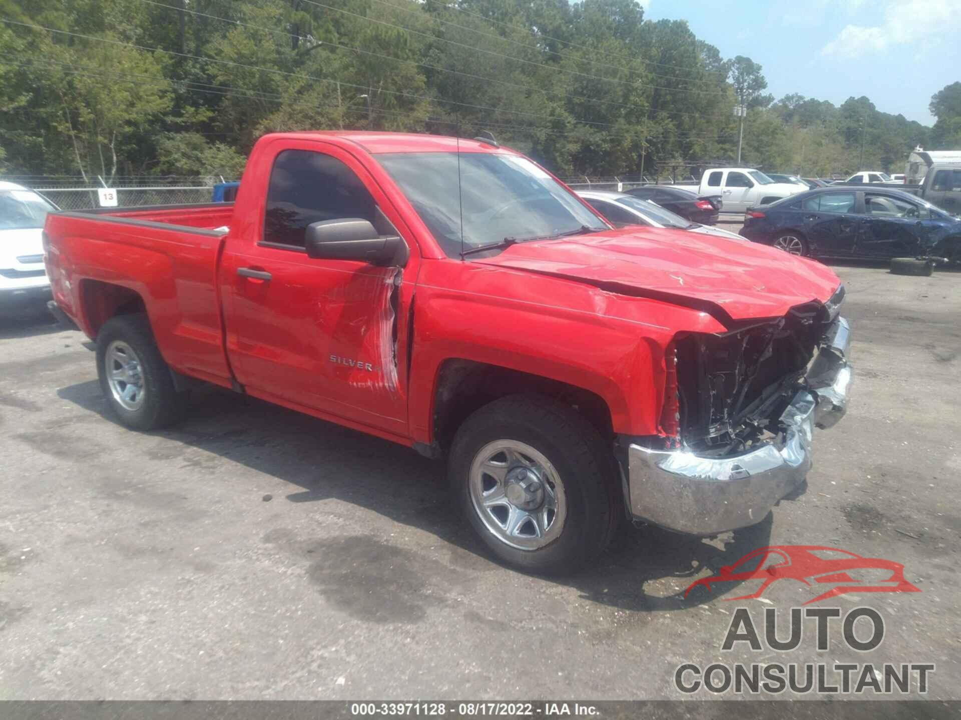 CHEVROLET SILVERADO 1500 2016 - 1GCNCNEH9GZ290110